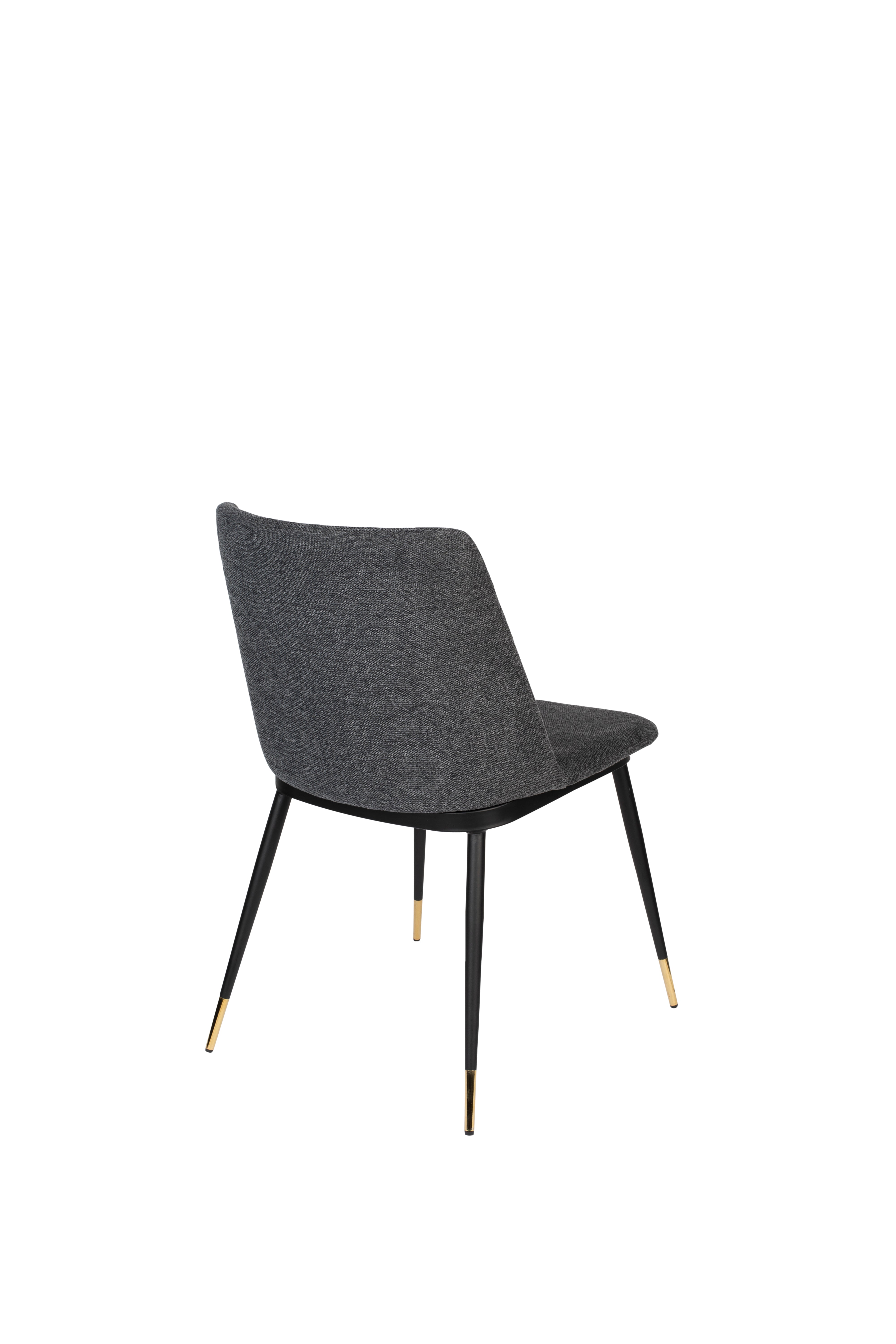 A chair Lionel dark gray with a black base