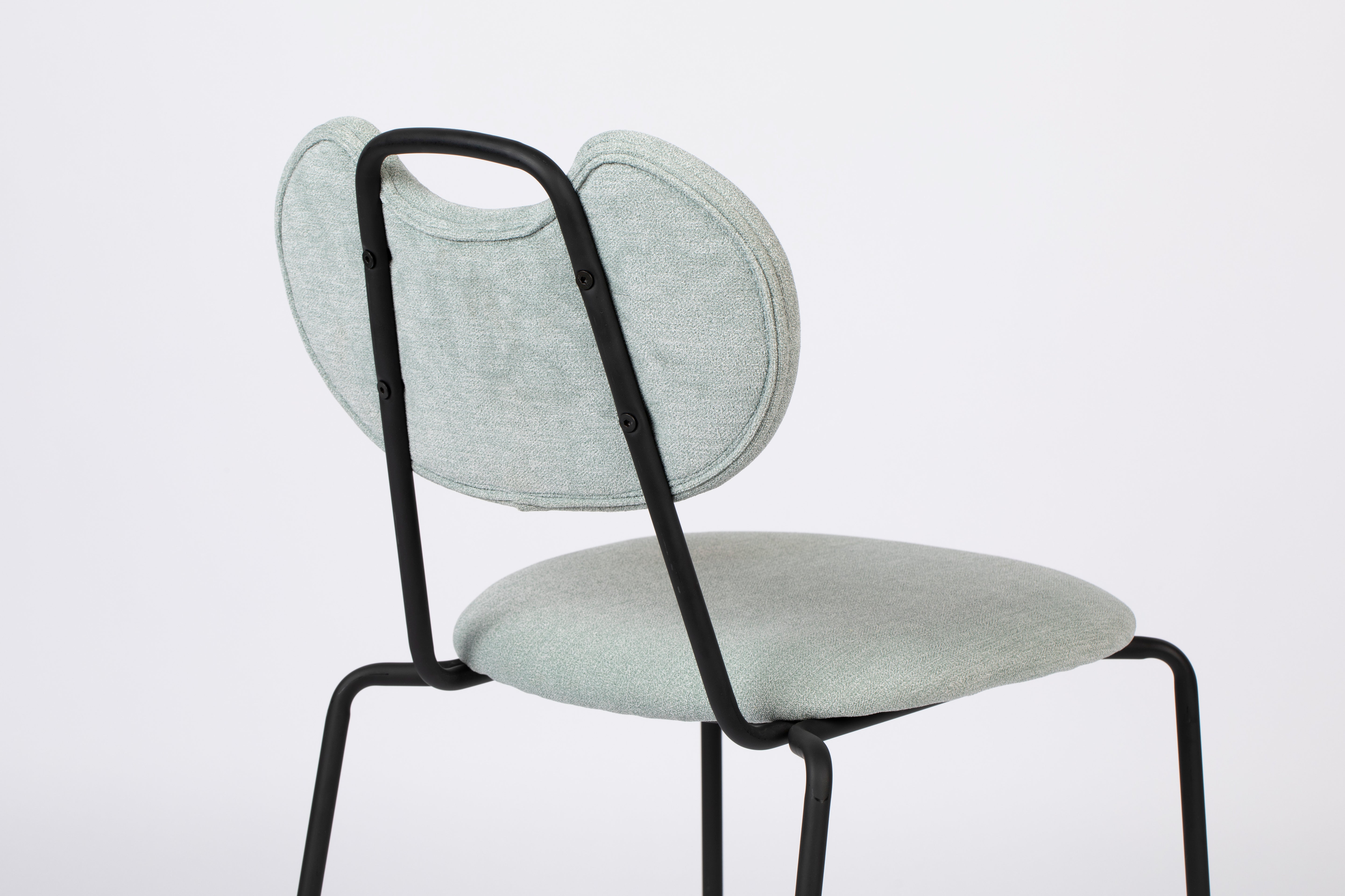 ASPEN chair green with black base