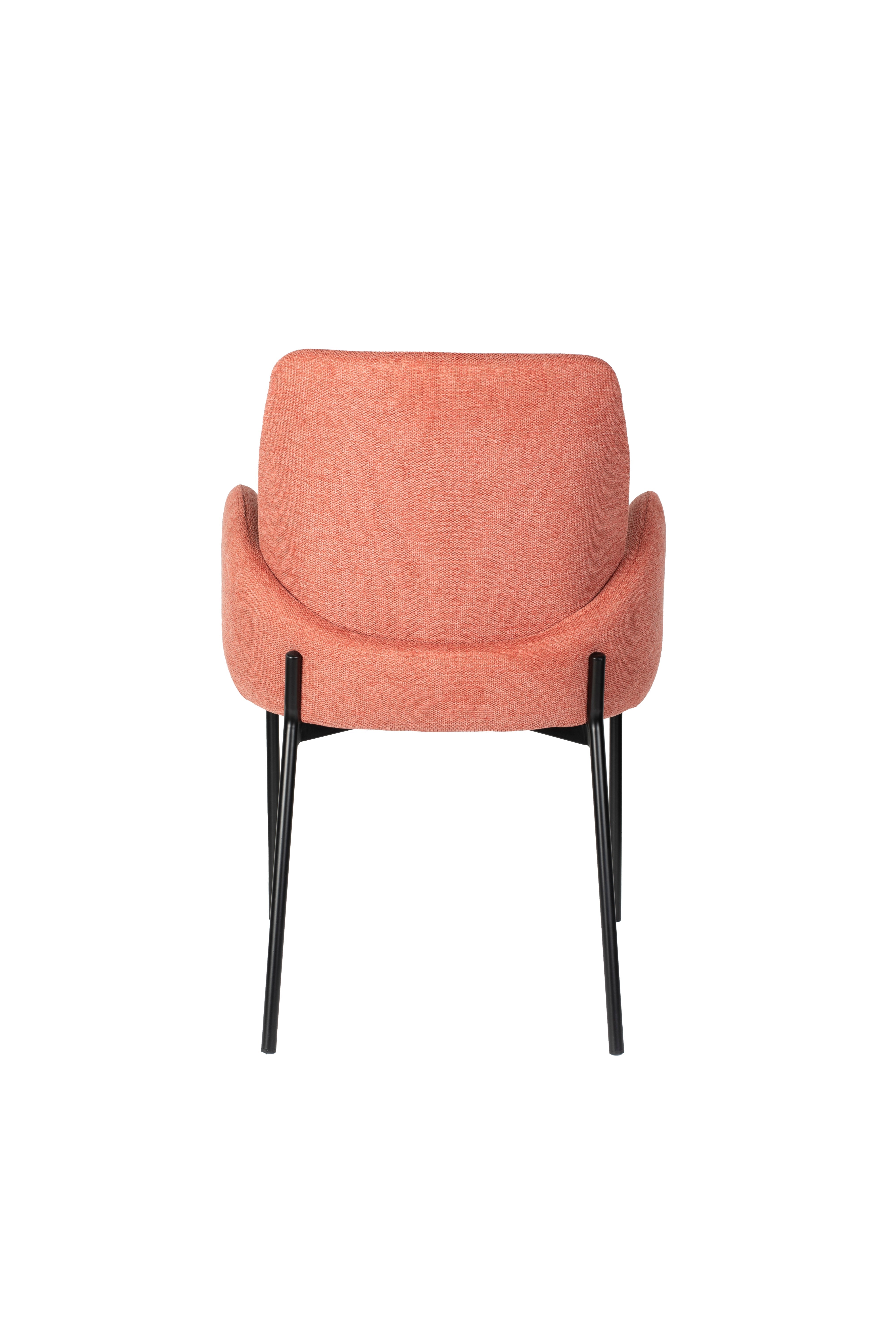 Chair with armrests, i.e. pink