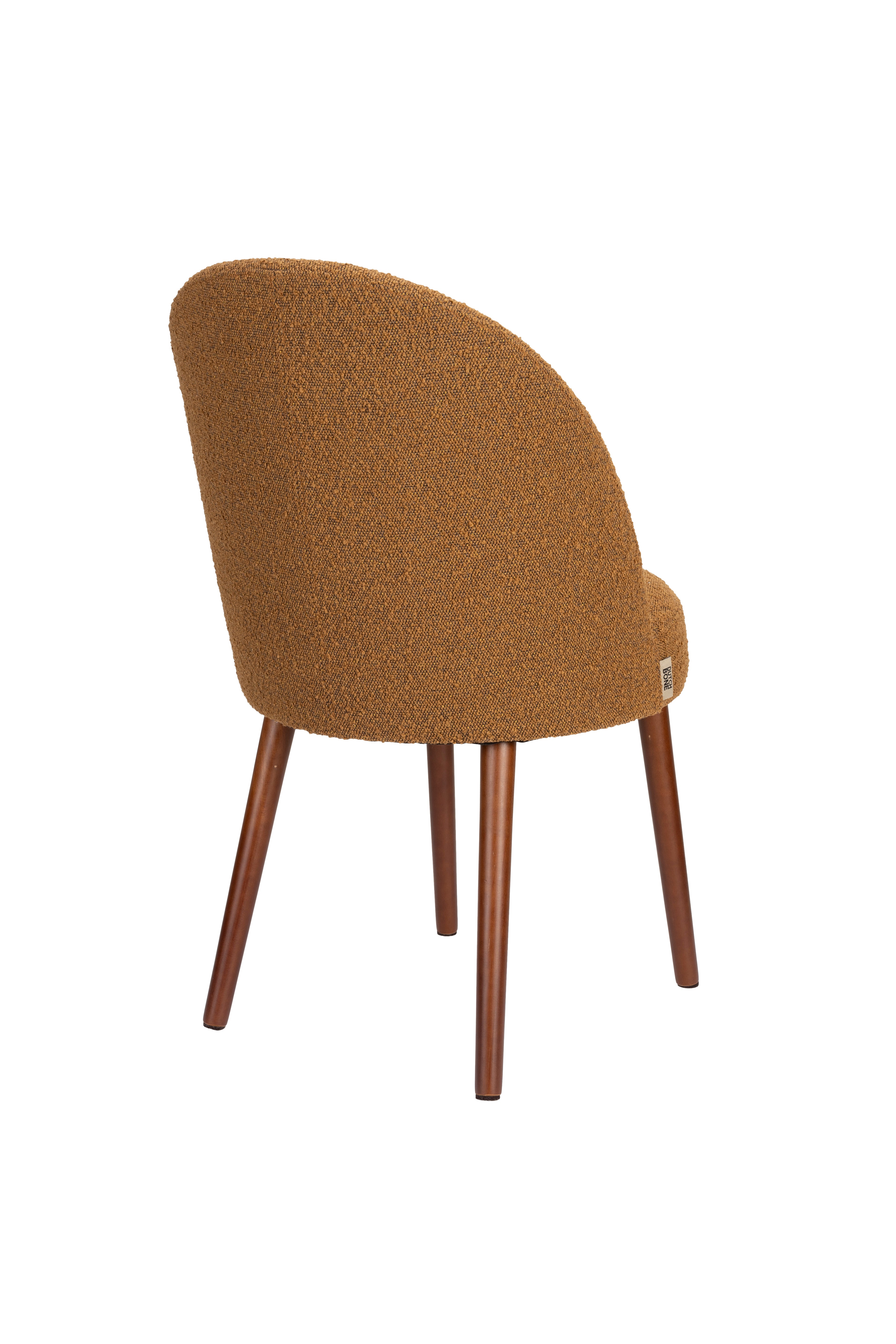 Stuhl BARBARA ocker mit Holzgestell