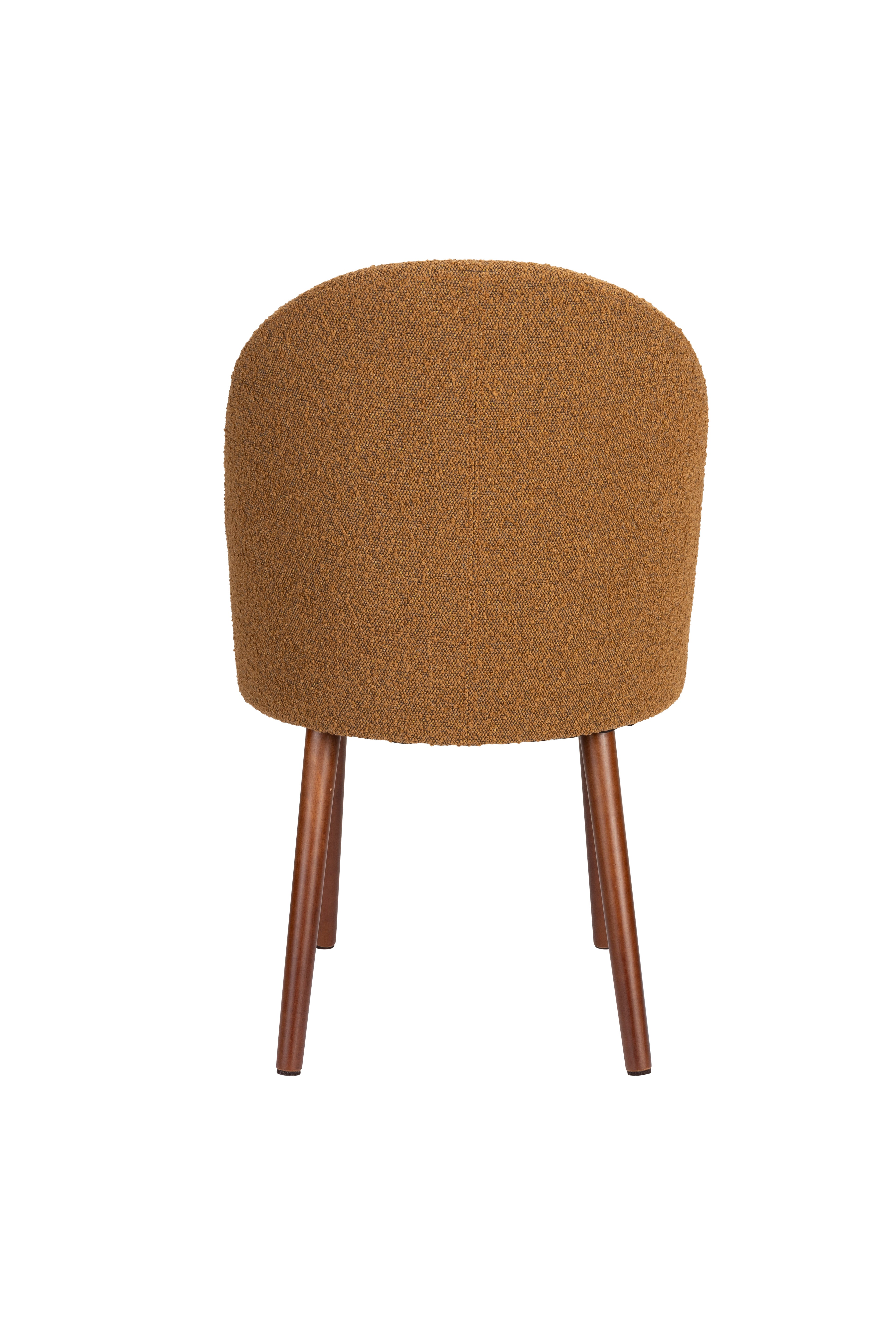 Stuhl BARBARA ocker mit Holzgestell