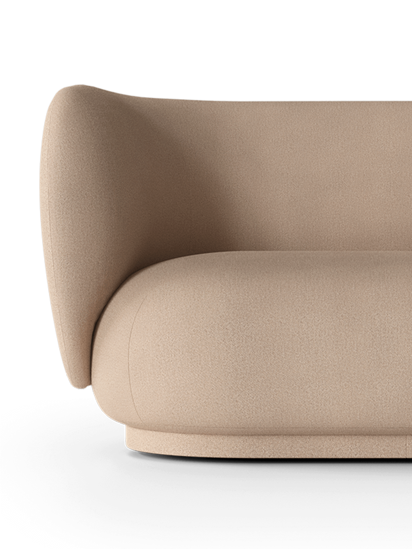 4-seater sofa Rico brushed sand