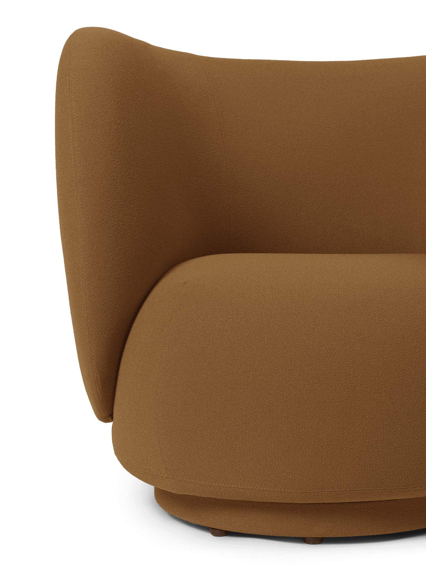 Rico lounge chair grain caramel