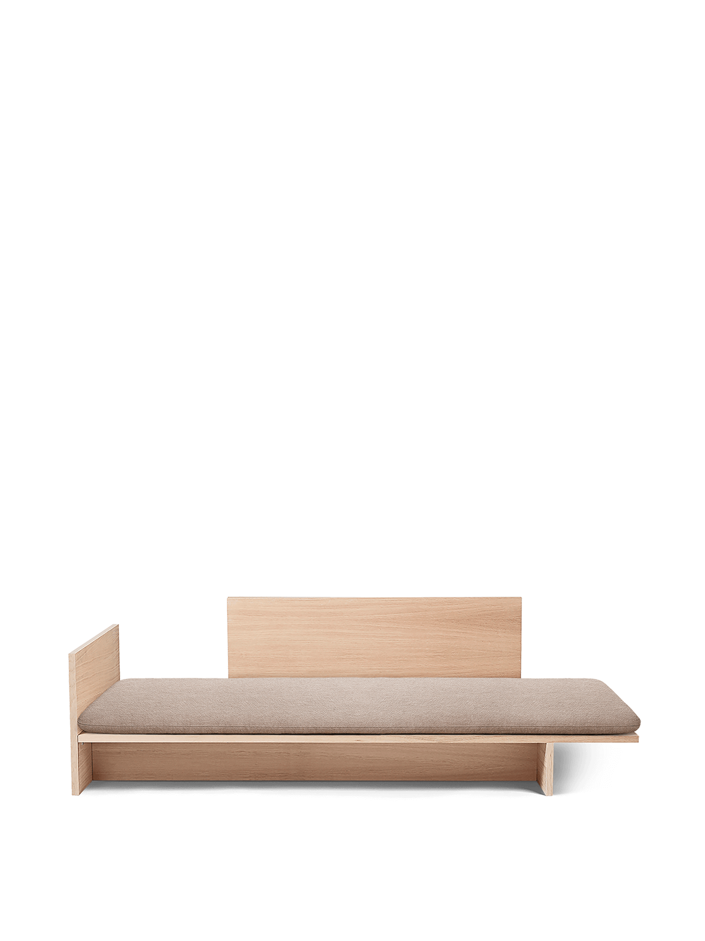 Oak wood sofa