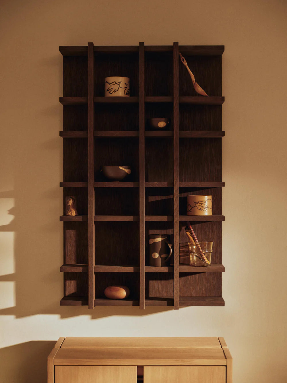 TILEM Wall Shelf Oak Veneer