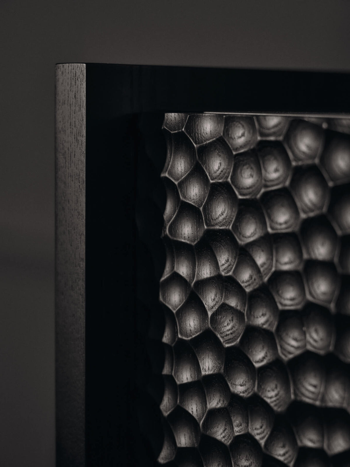 SCARNI Nightstand in Black Ash Wood
