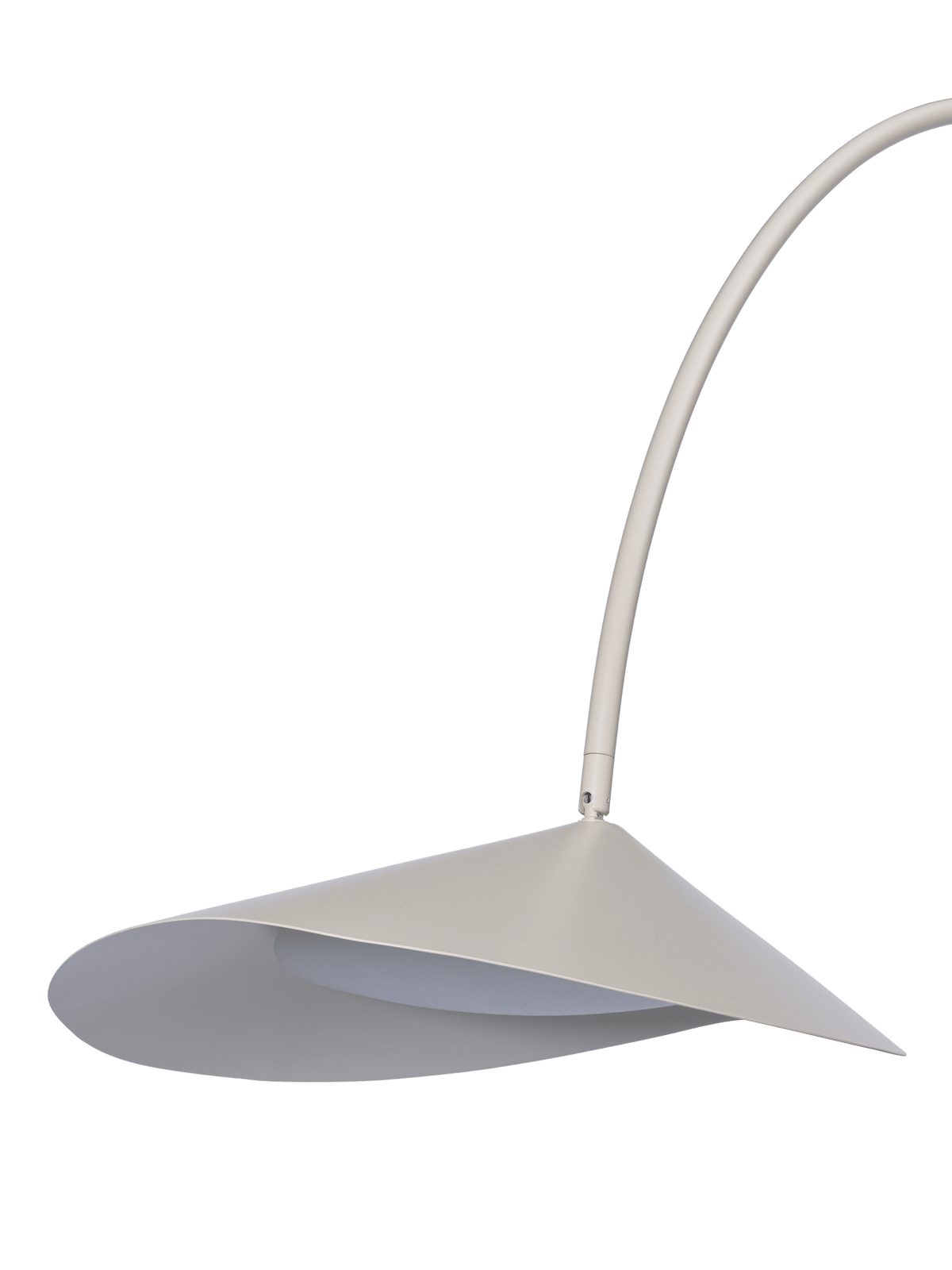 Lampa podłogowa łukowa ARUM kaszmirowy – ujęcie 5