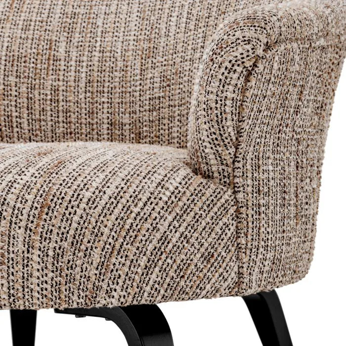 Metretti armchair beige melange