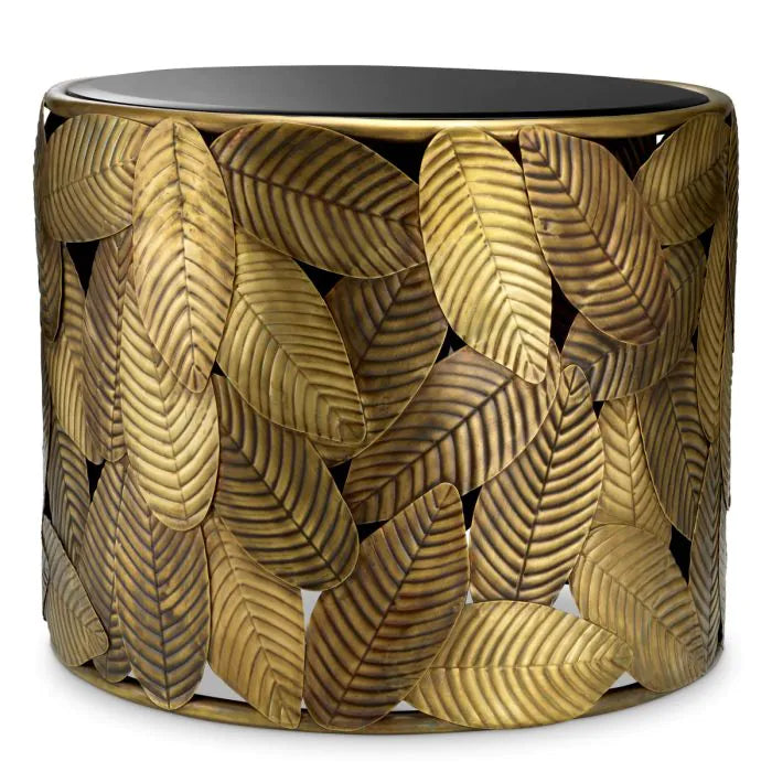 Botanico side table gold base