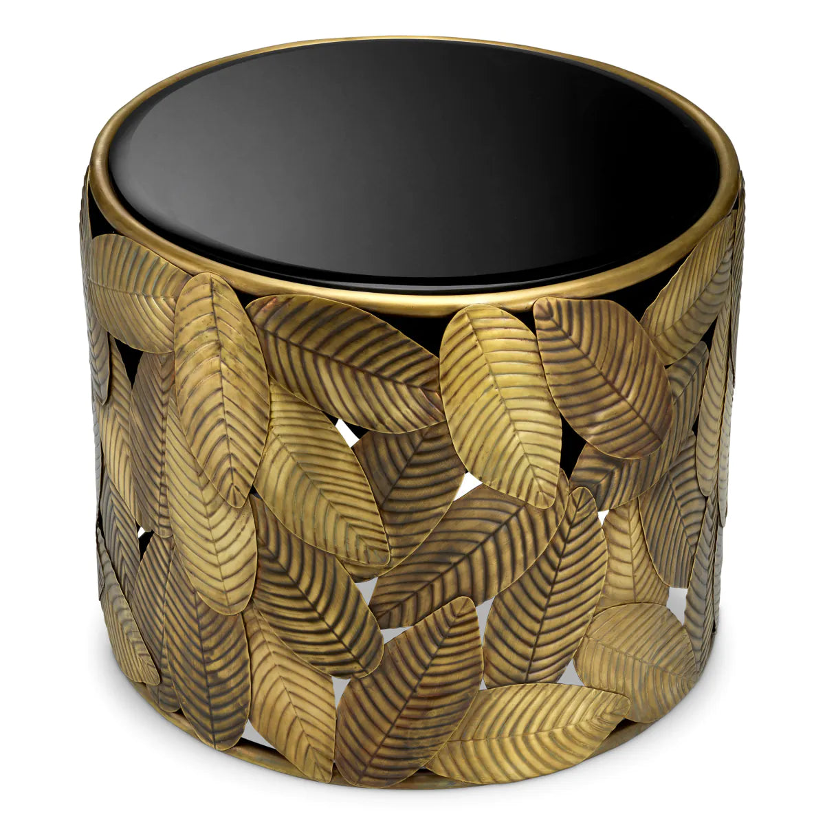 Botanico side table gold base