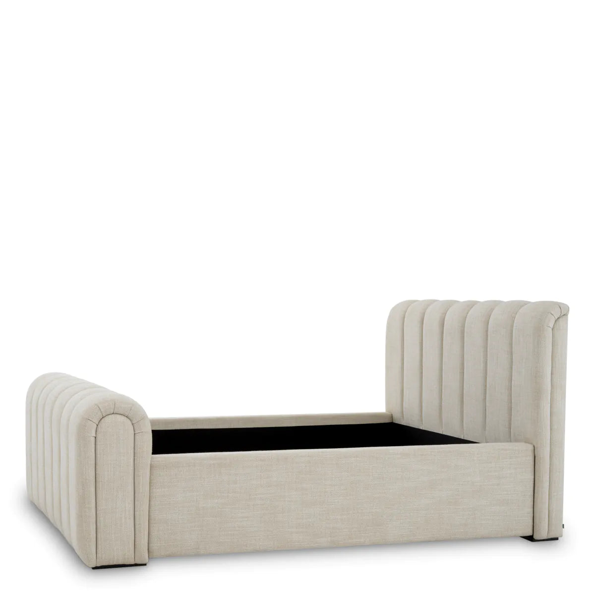 Upholstered bed Kayden beige