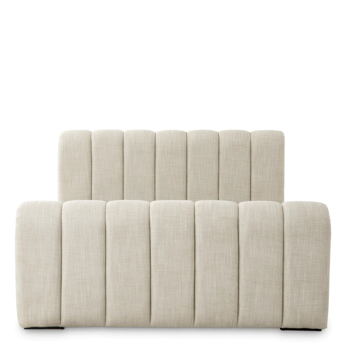 Upholstered bed Kayden beige