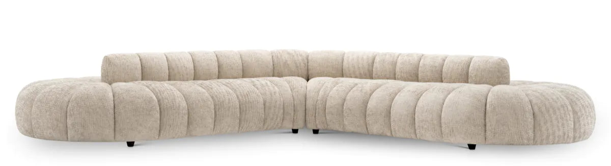 Alison beige corner sofa