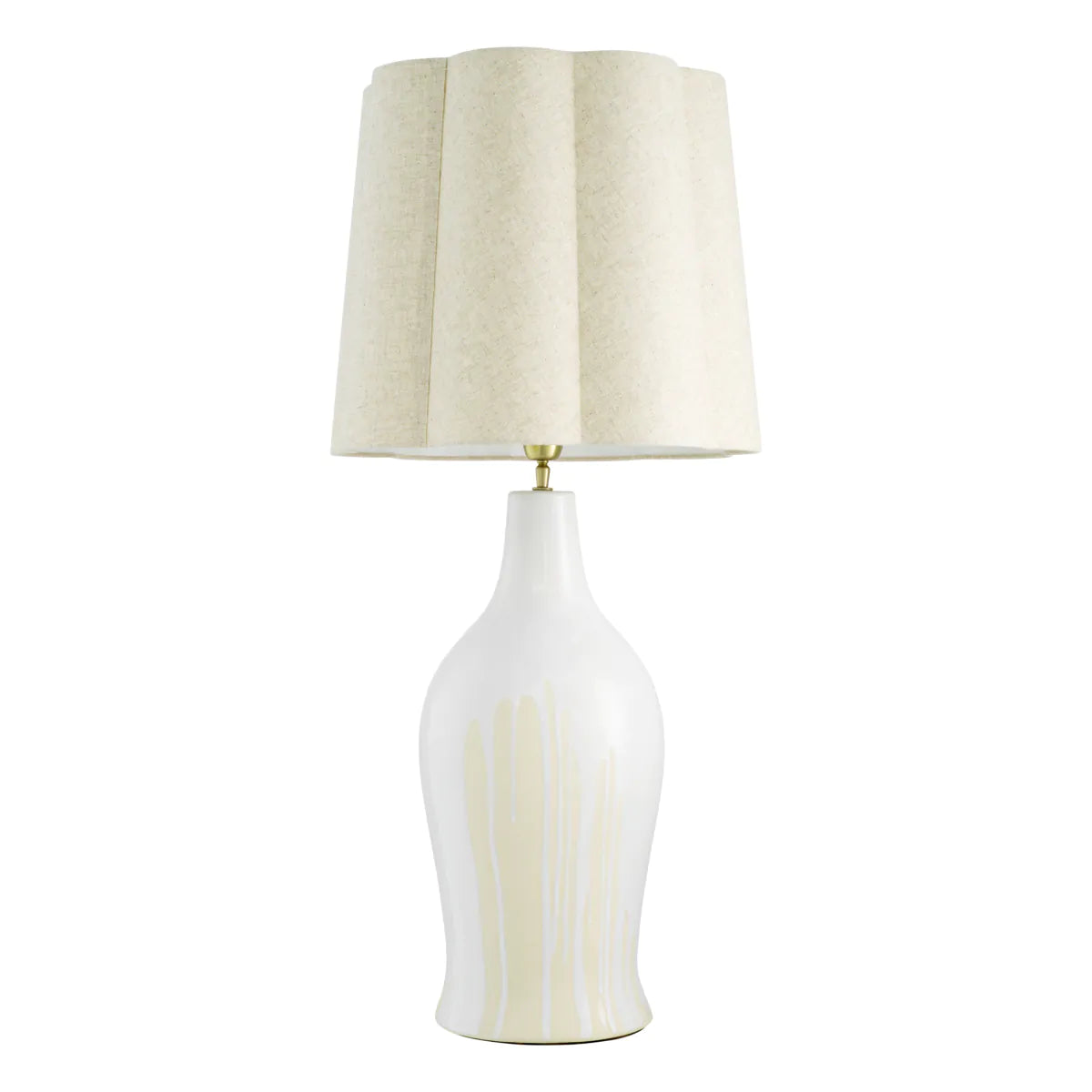 Beatriz table lamp broken white