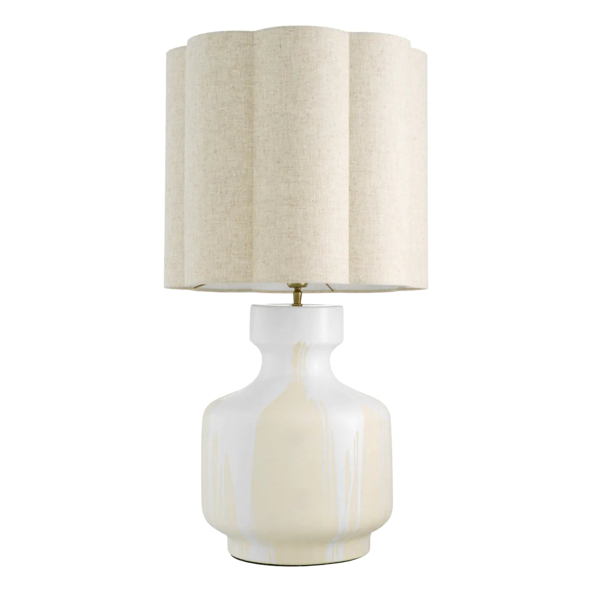 Lorena cream table lamp