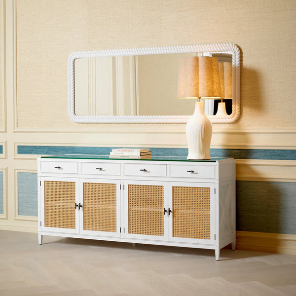 Bahamas white chest of drawers