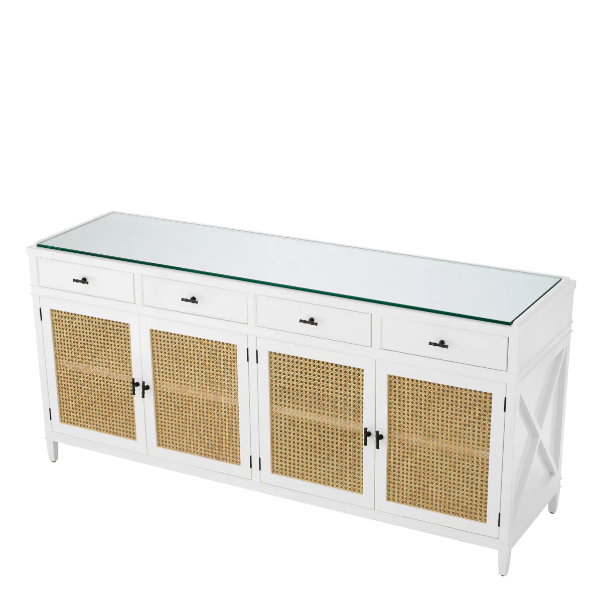 Bahamas white chest of drawers