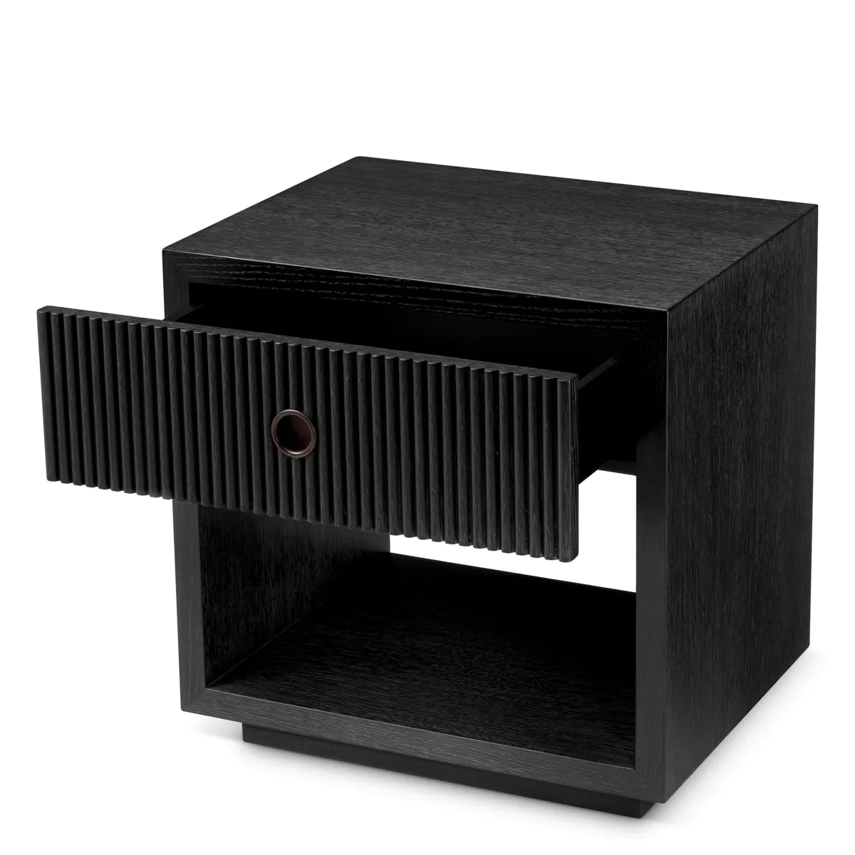 Dimitrios bedside table graphite oak veneer