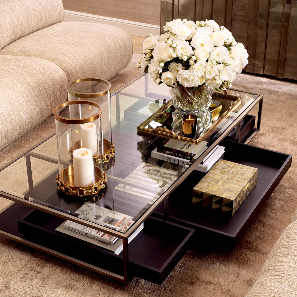 Roxton black coffee table