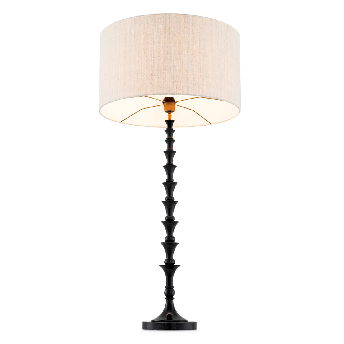 Arabella black table lamp