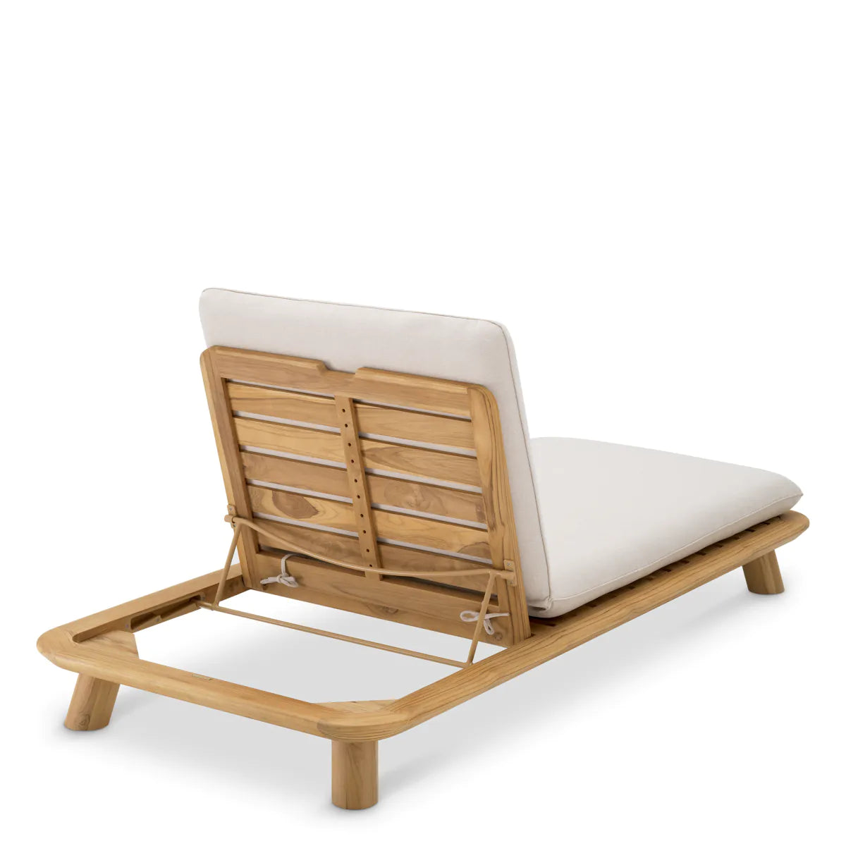 Garden deckchair weston wood teke [Ola] [Amelia SPR/improved description]