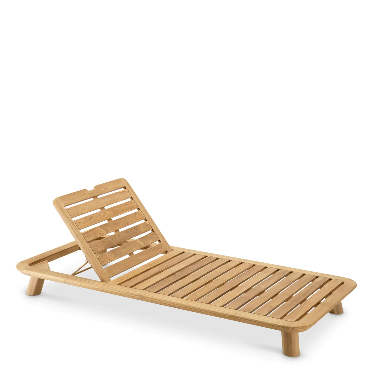 Garden deckchair weston wood teke [Ola] [Amelia SPR/improved description]