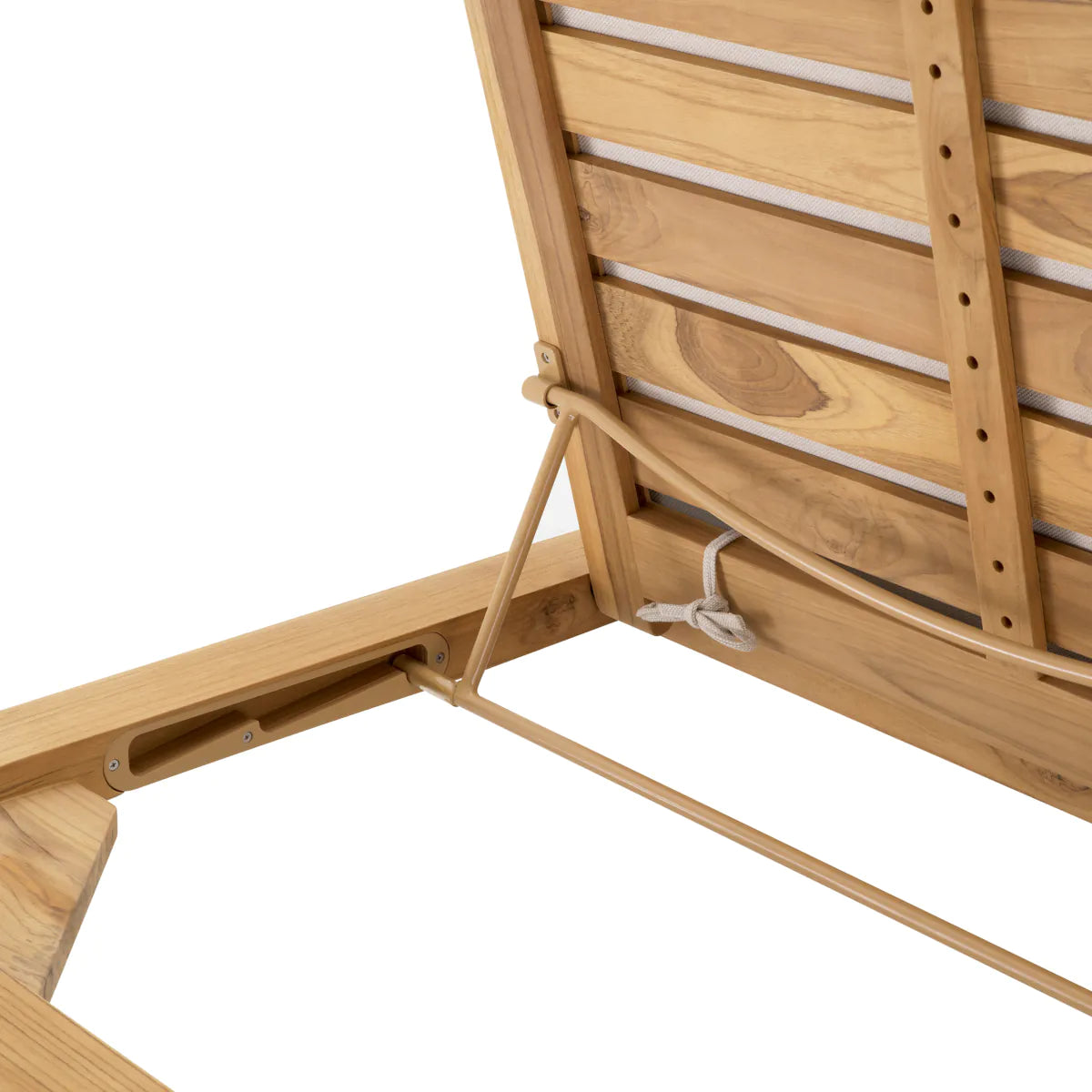 Garden deckchair weston wood teke [Ola] [Amelia SPR/improved description]