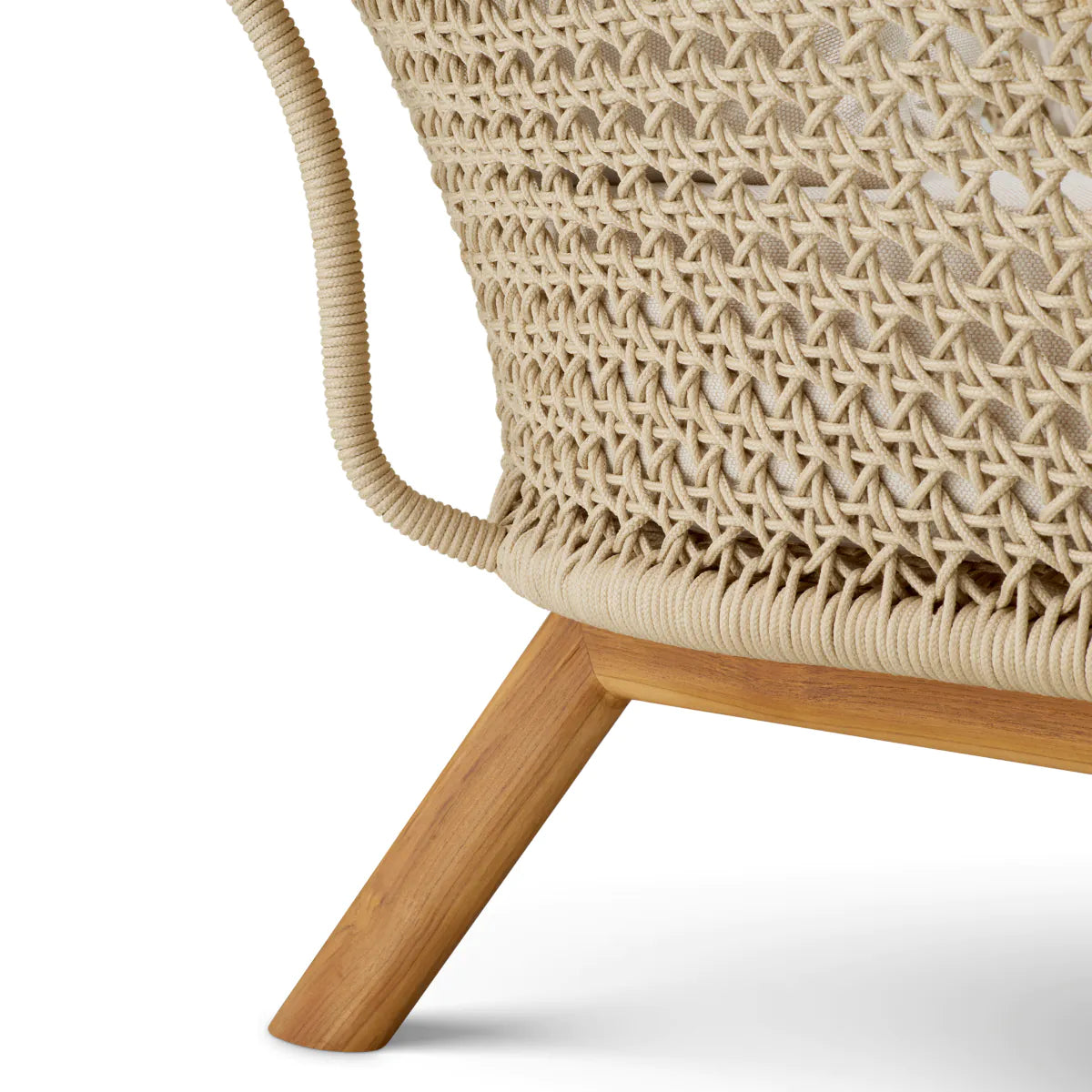 Trinity garden chair cream rattan