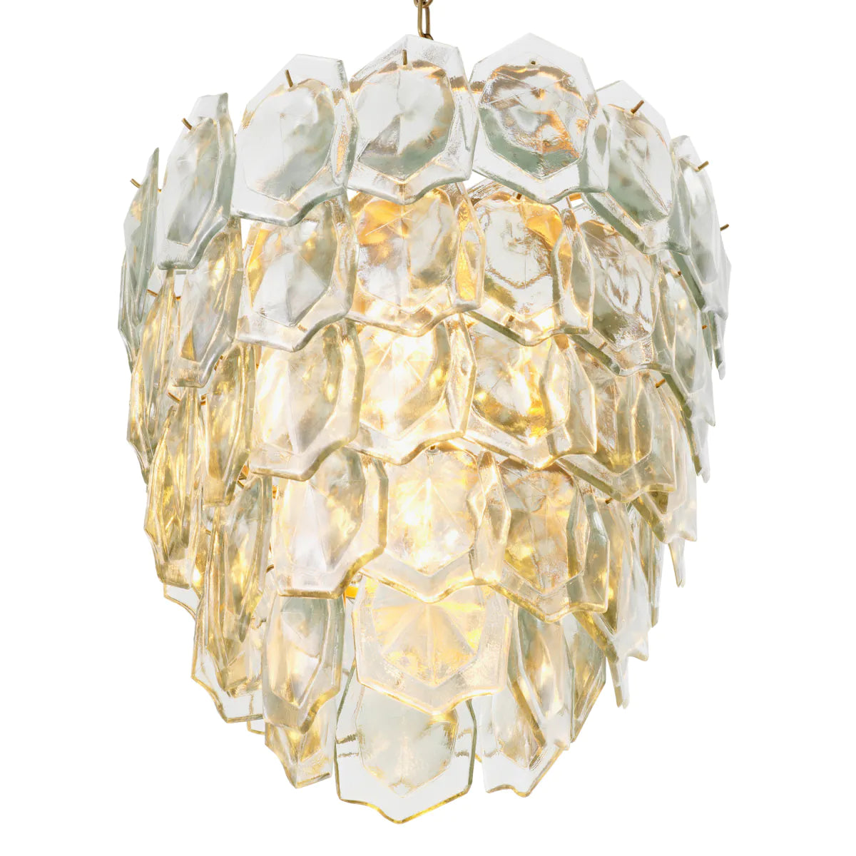 ELIAS chandelier transparent glass