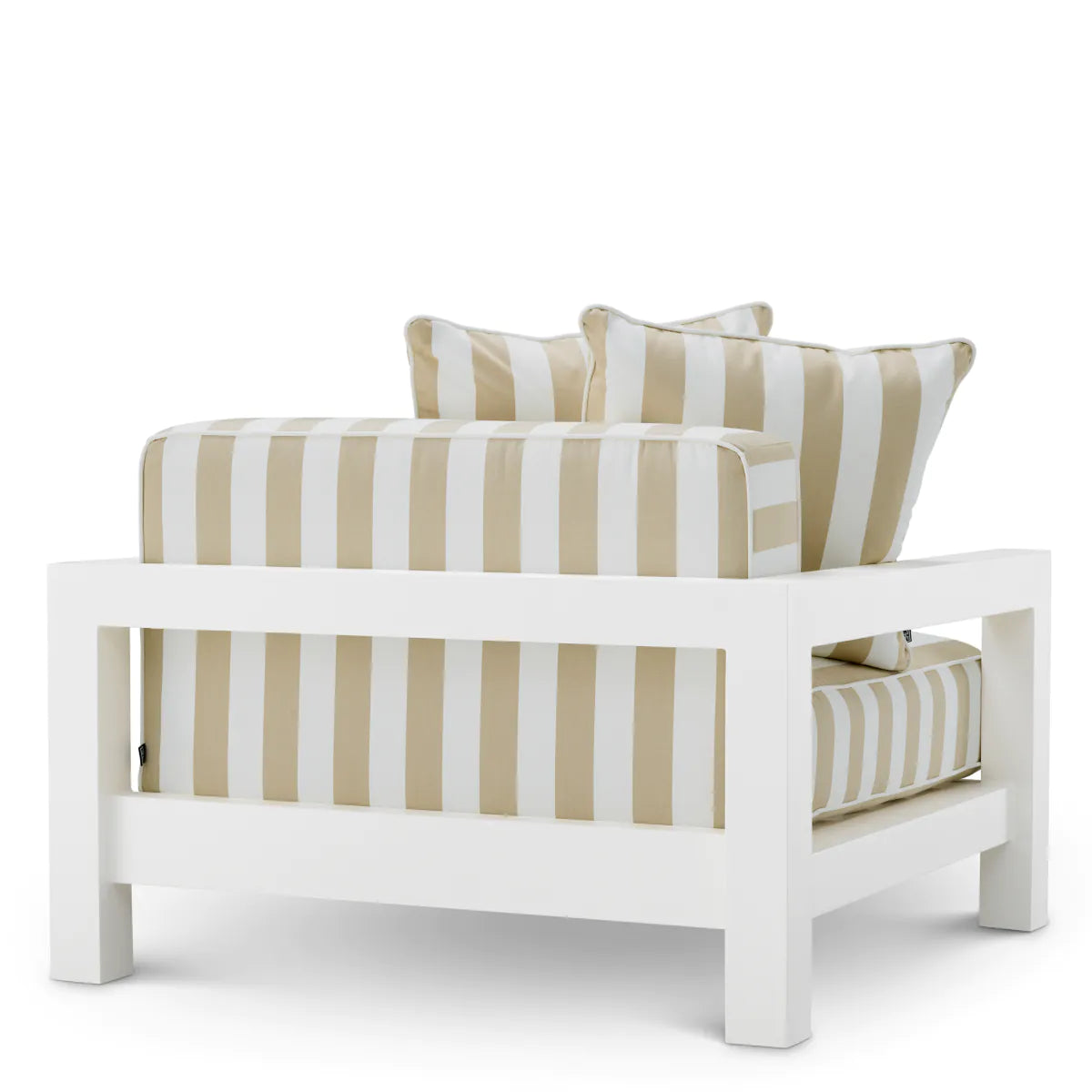 Garden armchair Cap Antibes Beige with white [OLA] [Amelia SPR/improved description]