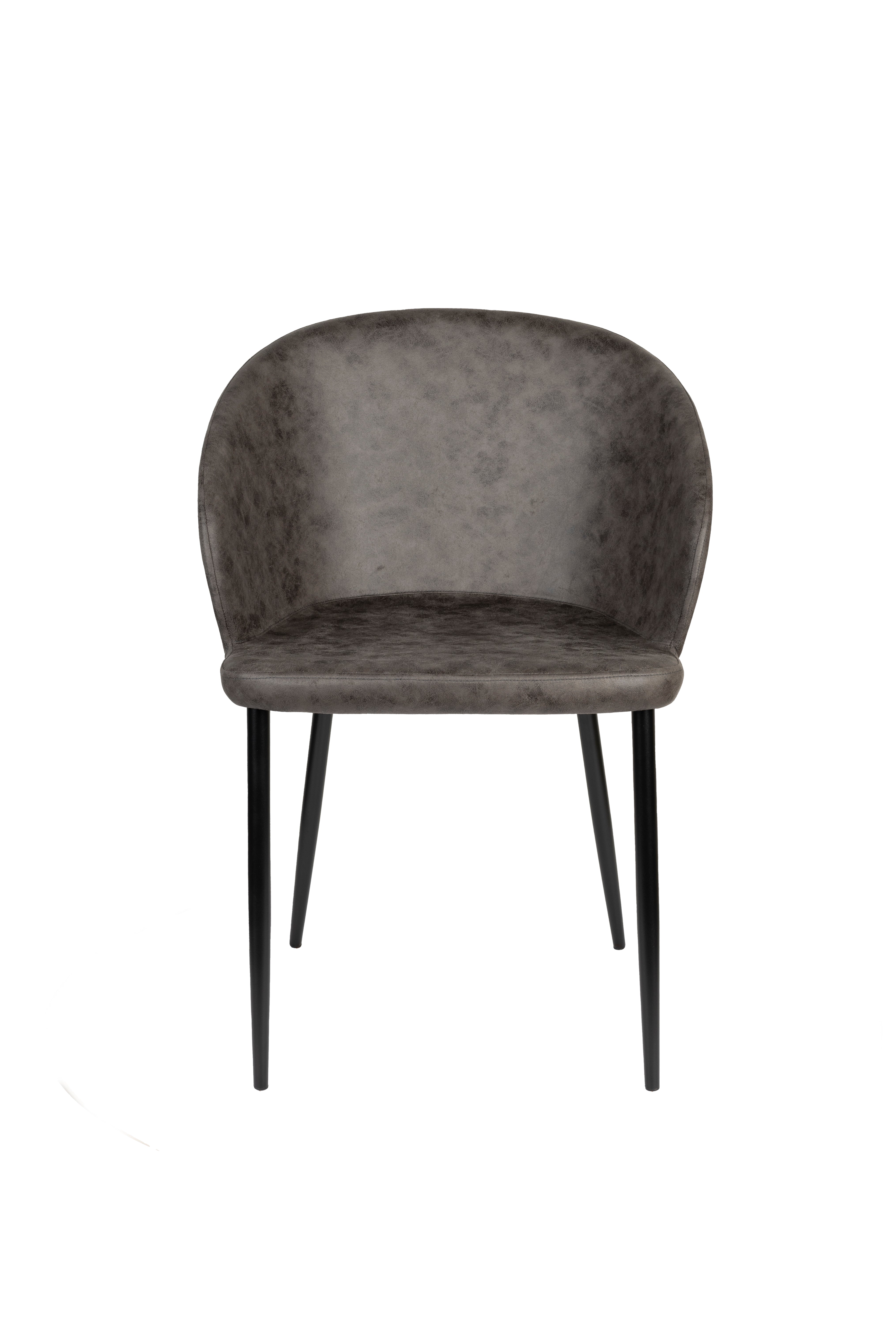 Hadid Anthracite Chair Ecoskóra