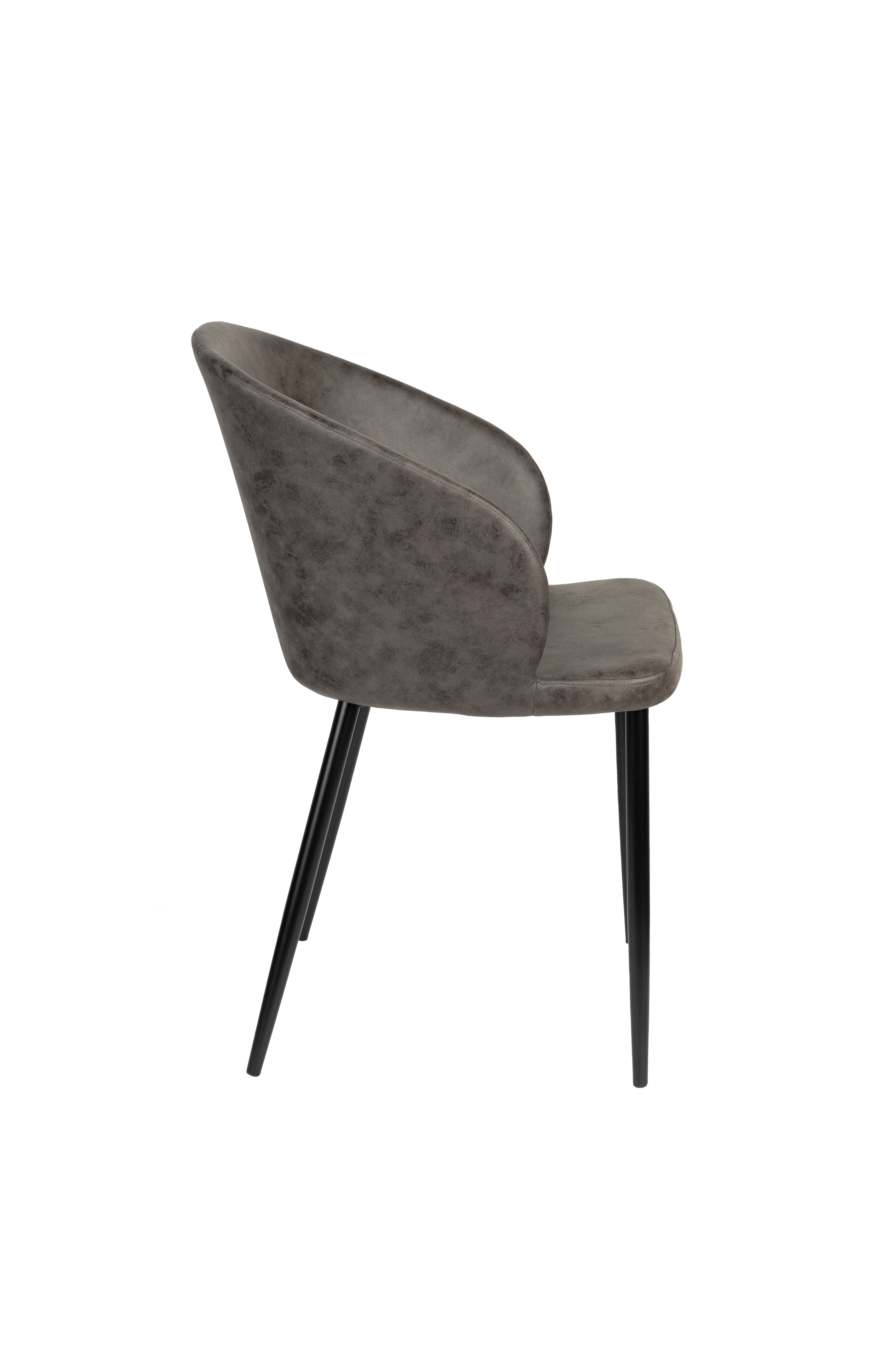 Hadid Anthracite Chair Ecoskóra