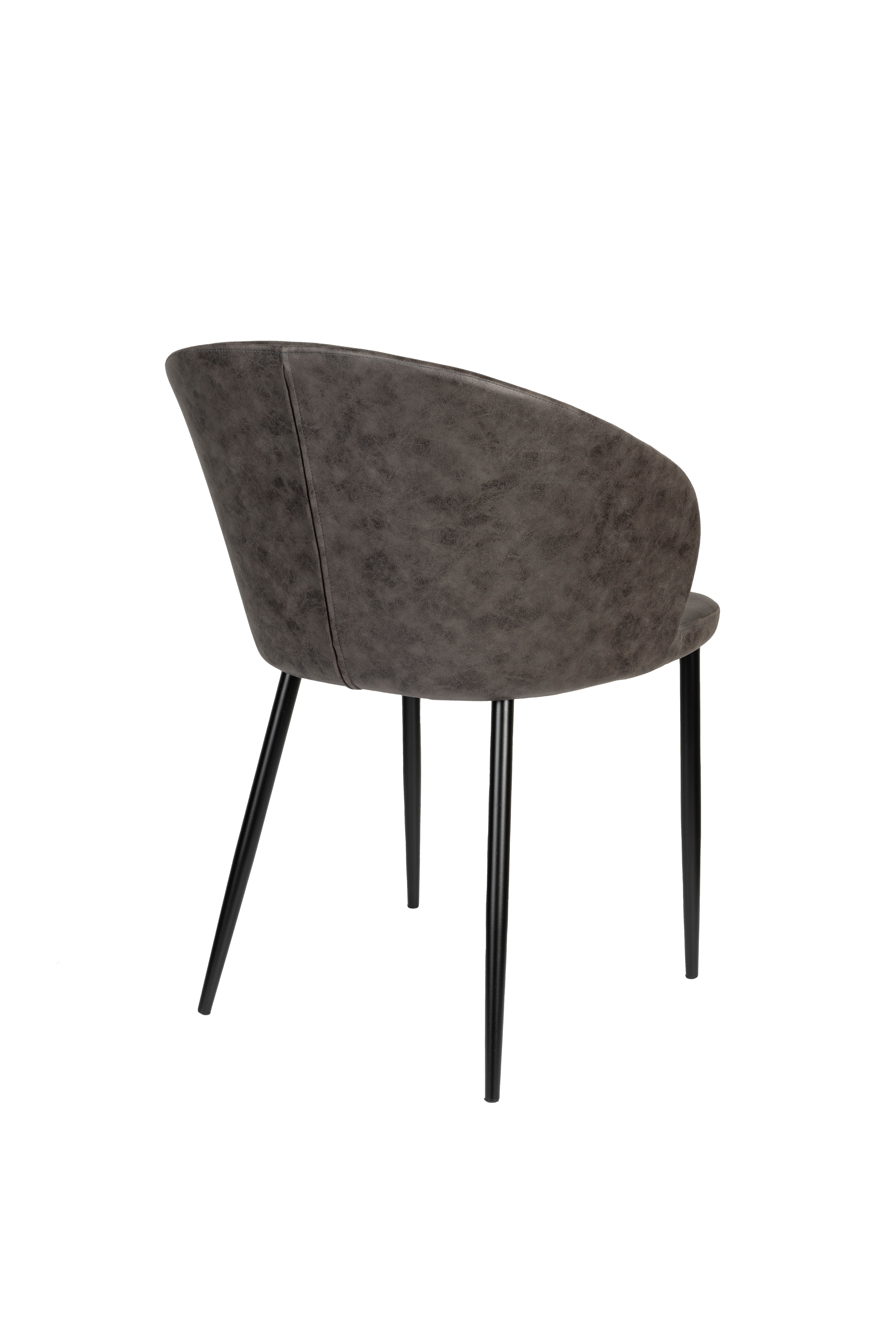 Hadid Anthracite Chair Ecoskóra