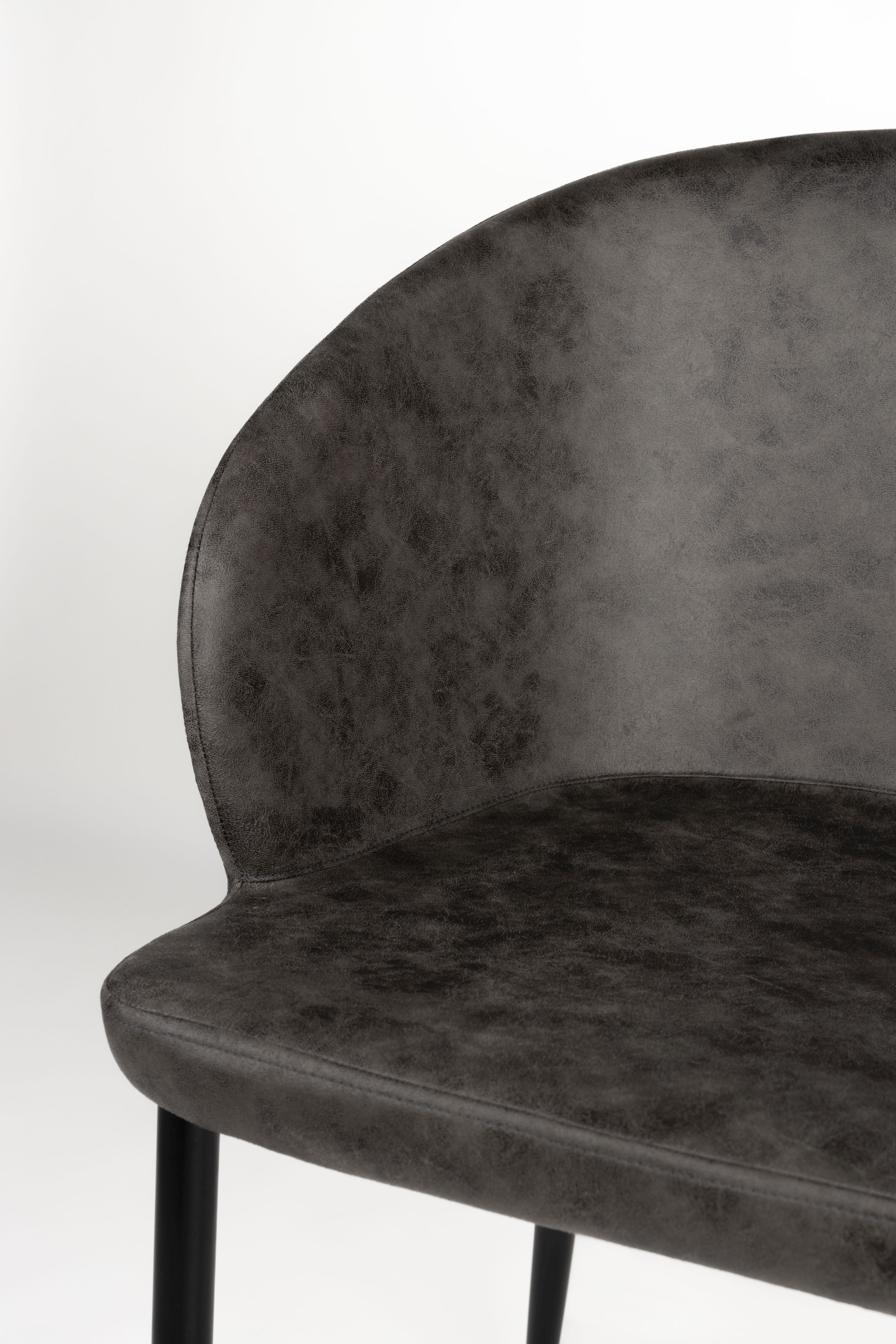 Hadid Anthracite Chair Ecoskóra