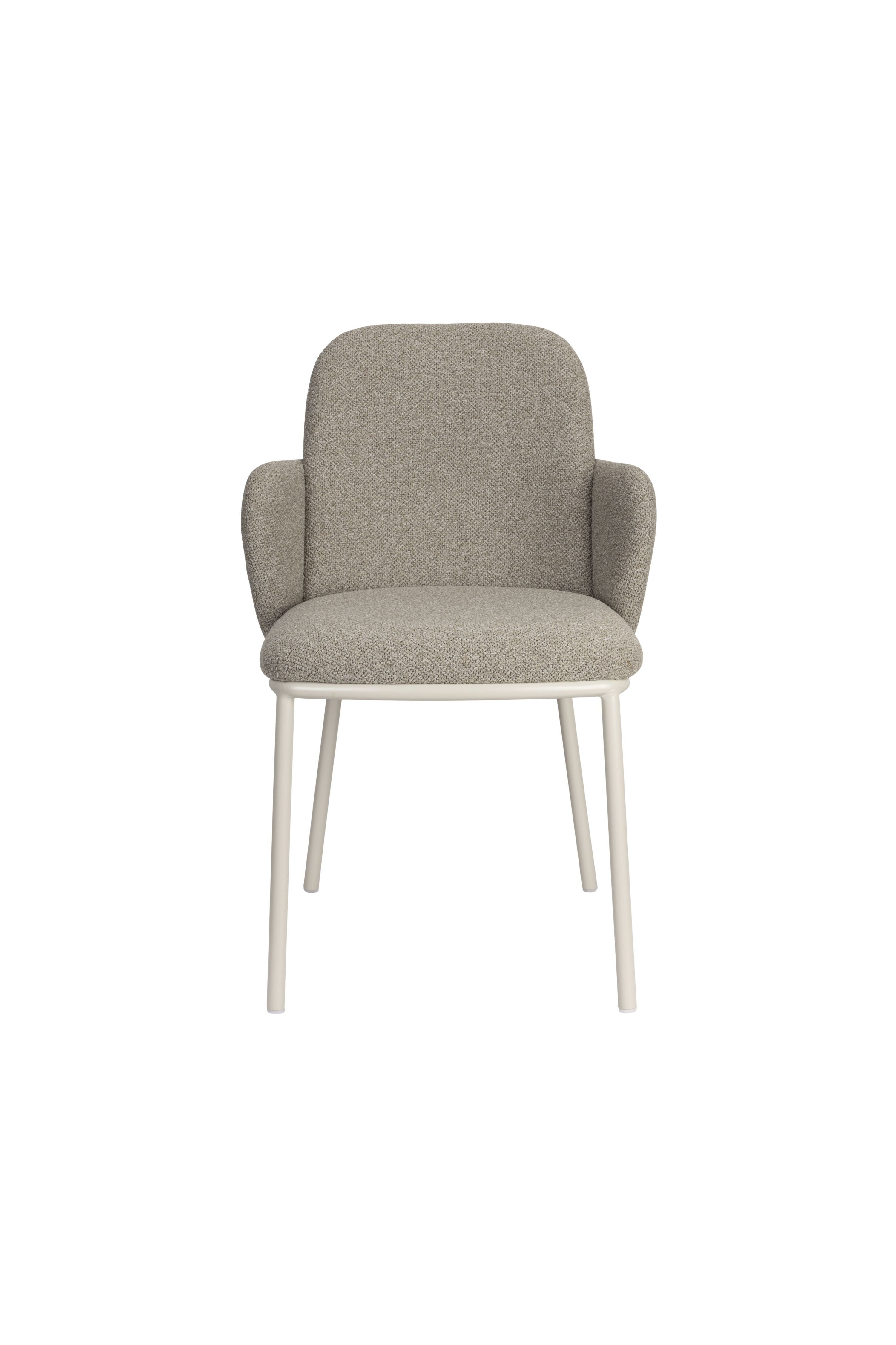 Chair with armrests Jerrico gray -brown