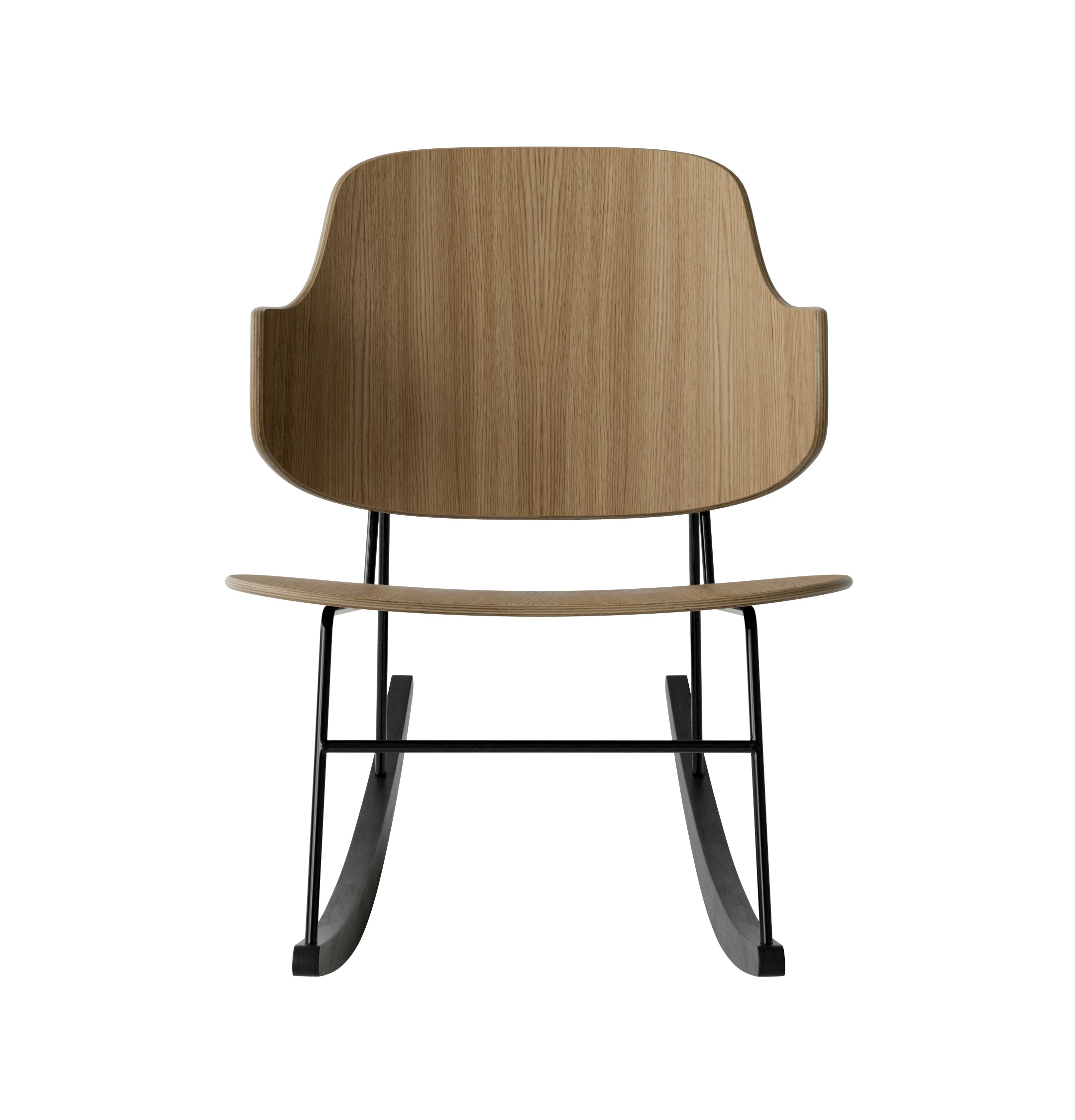 PENGUIN rocking chair oak veneer