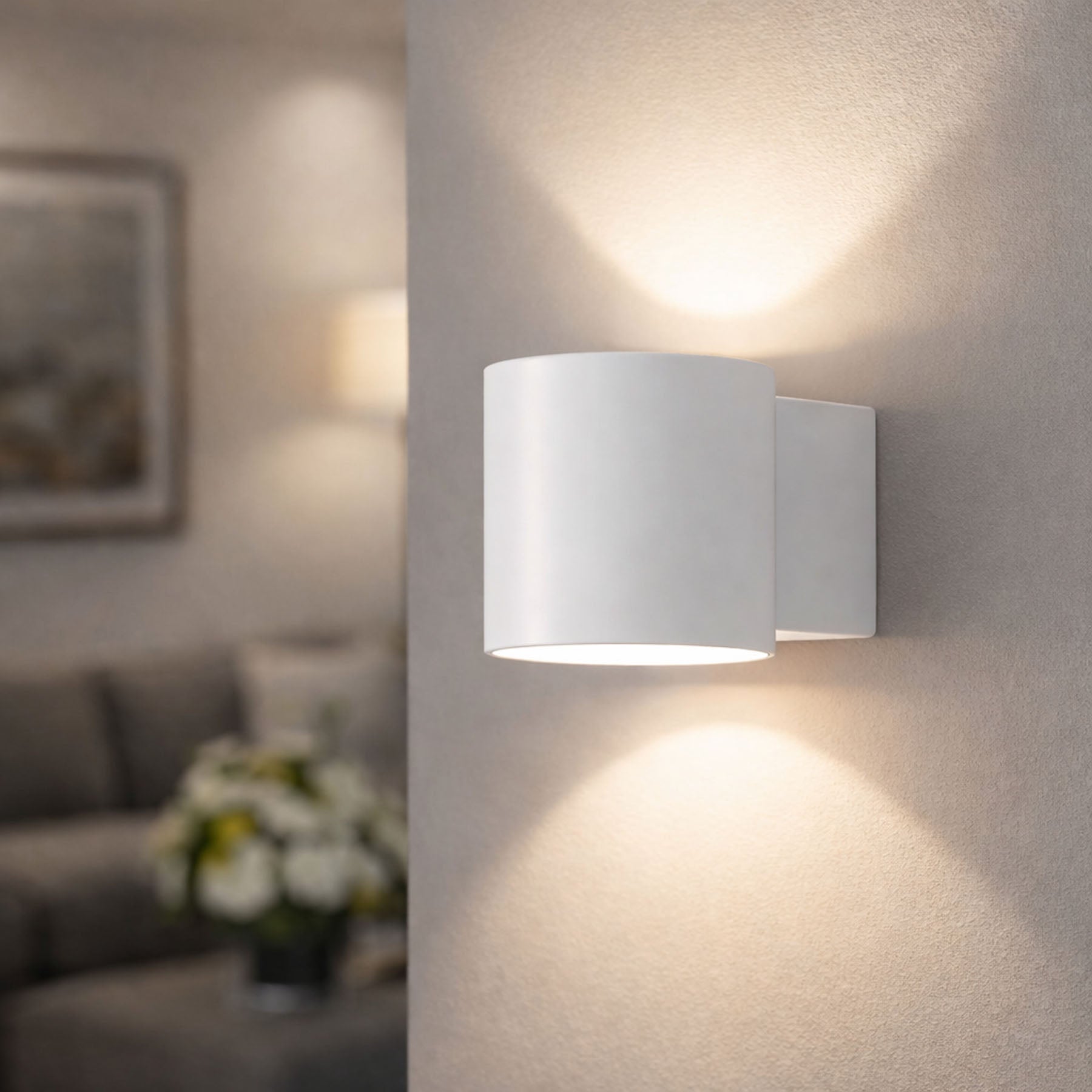 White TUBE Wall Lamp