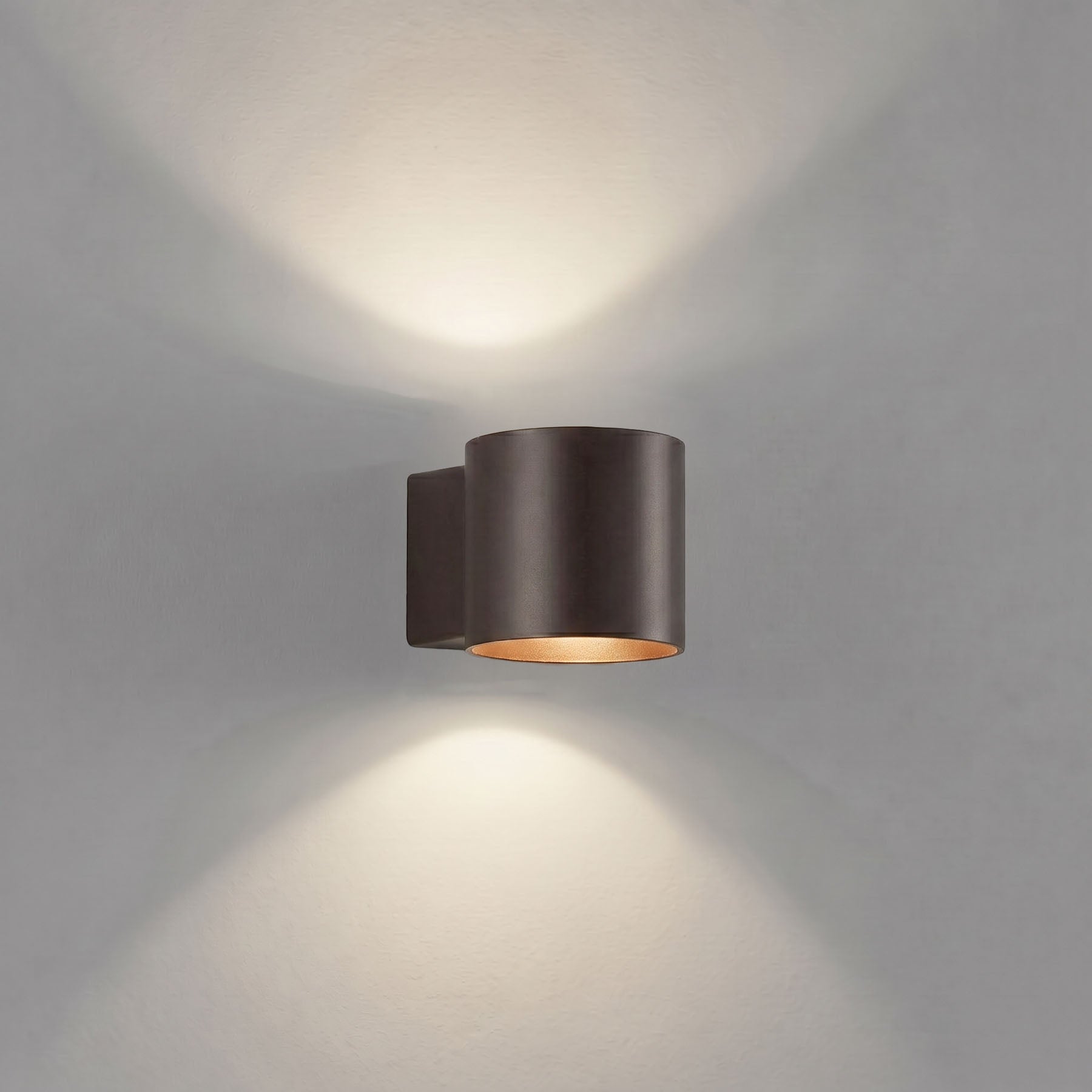 TUBE Wall Lamp in Brown