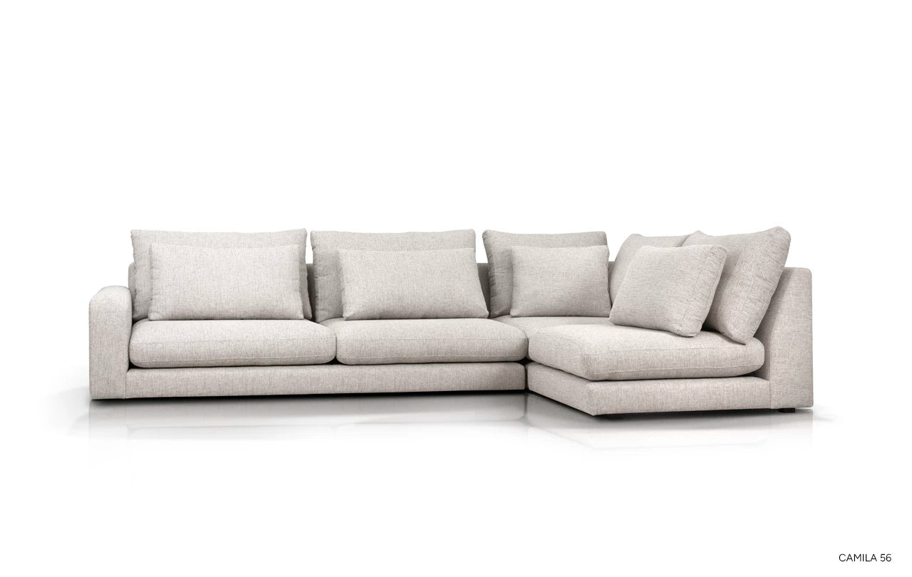 Modularer rechter Ecksofa NOOR personalisierbar