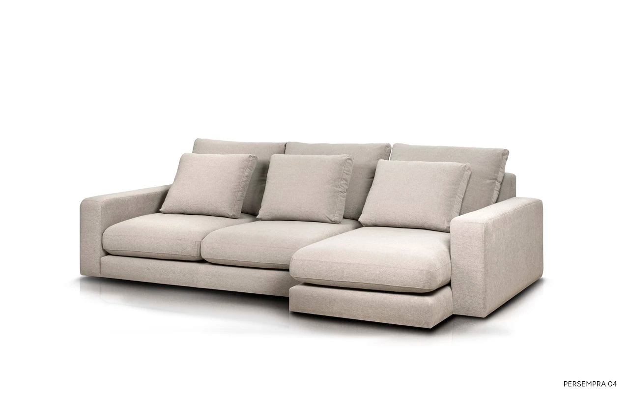 Modularer rechter Ecksofa NOOR personalisierbar