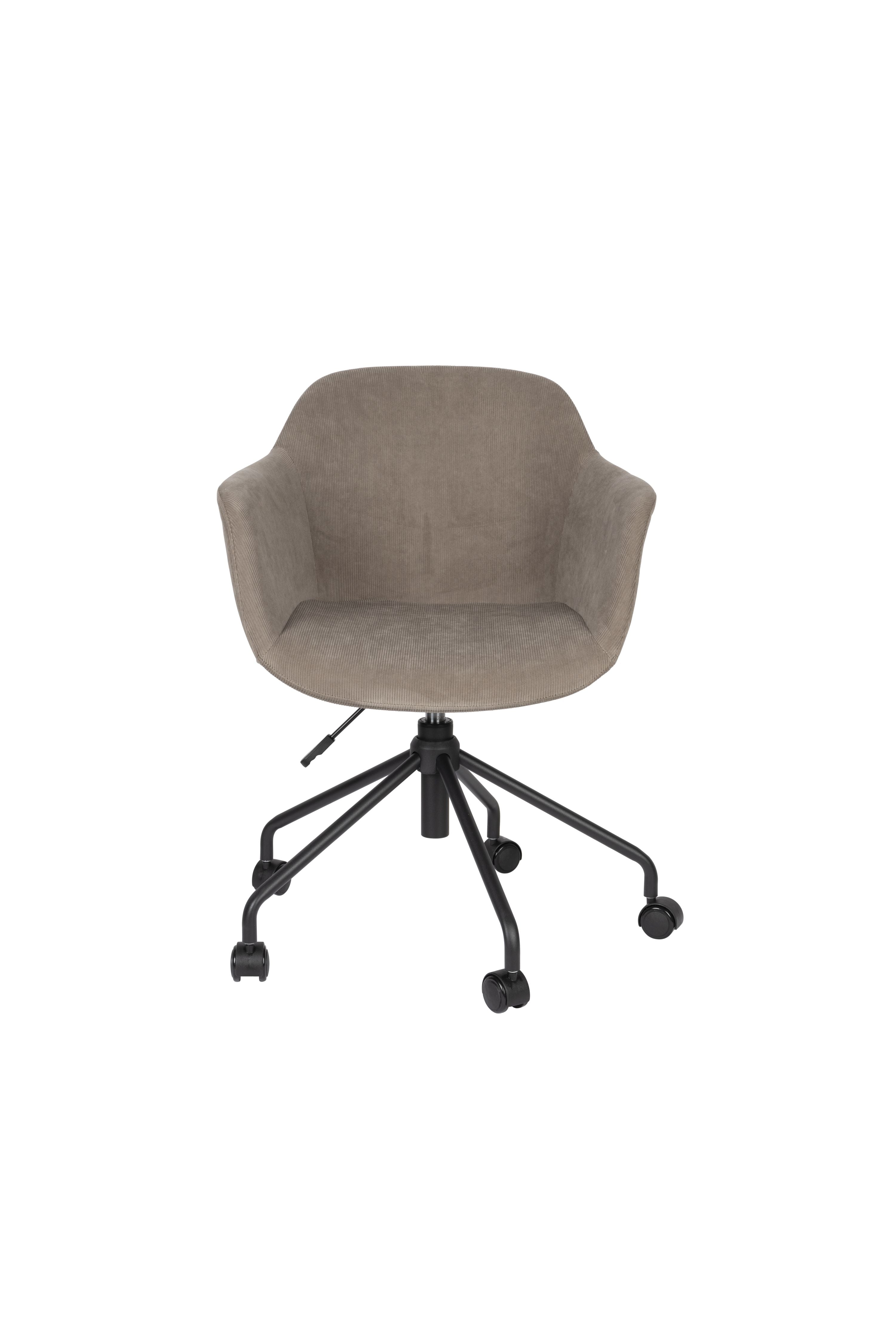 Junzo RIB gray office chair with a black base