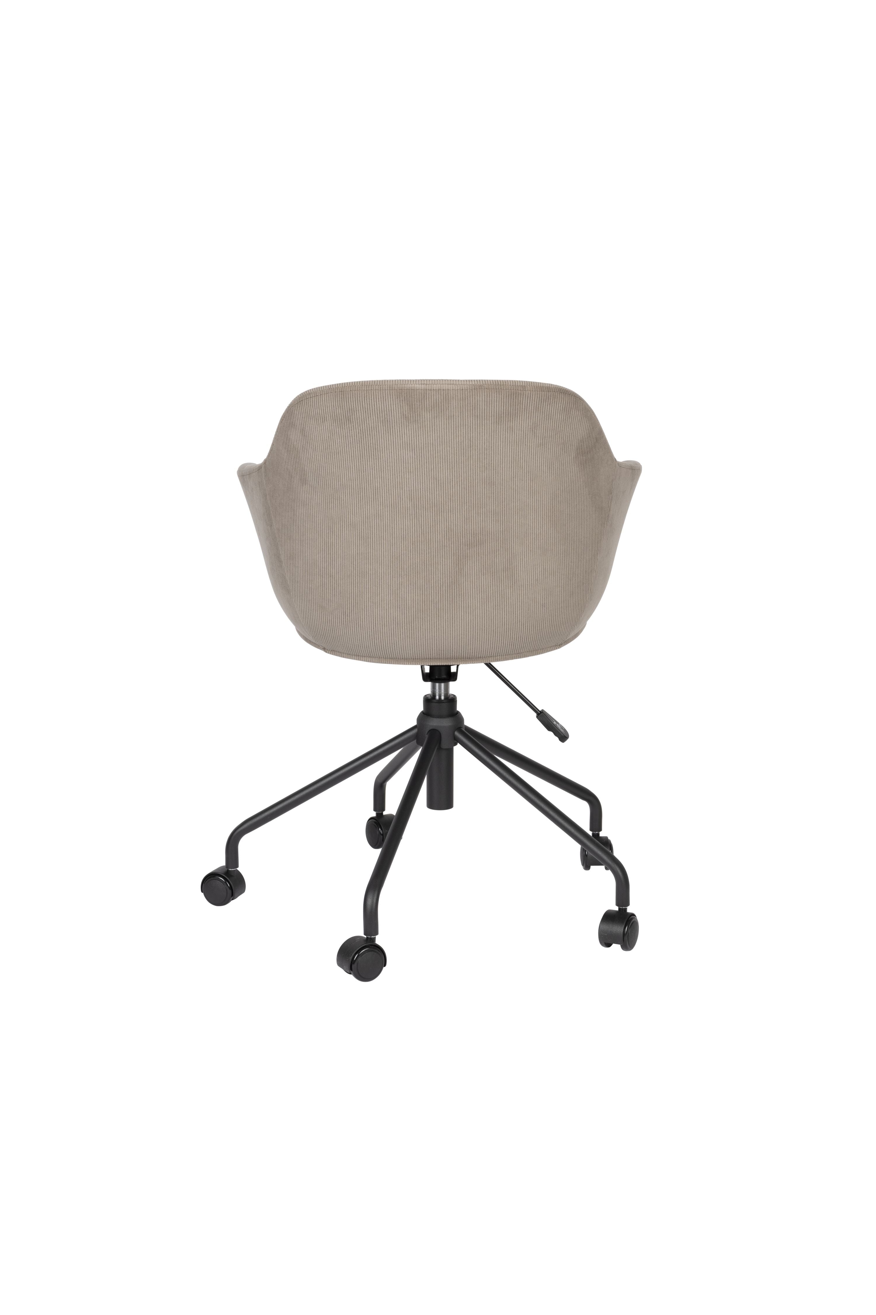 Junzo RIB gray office chair with a black base