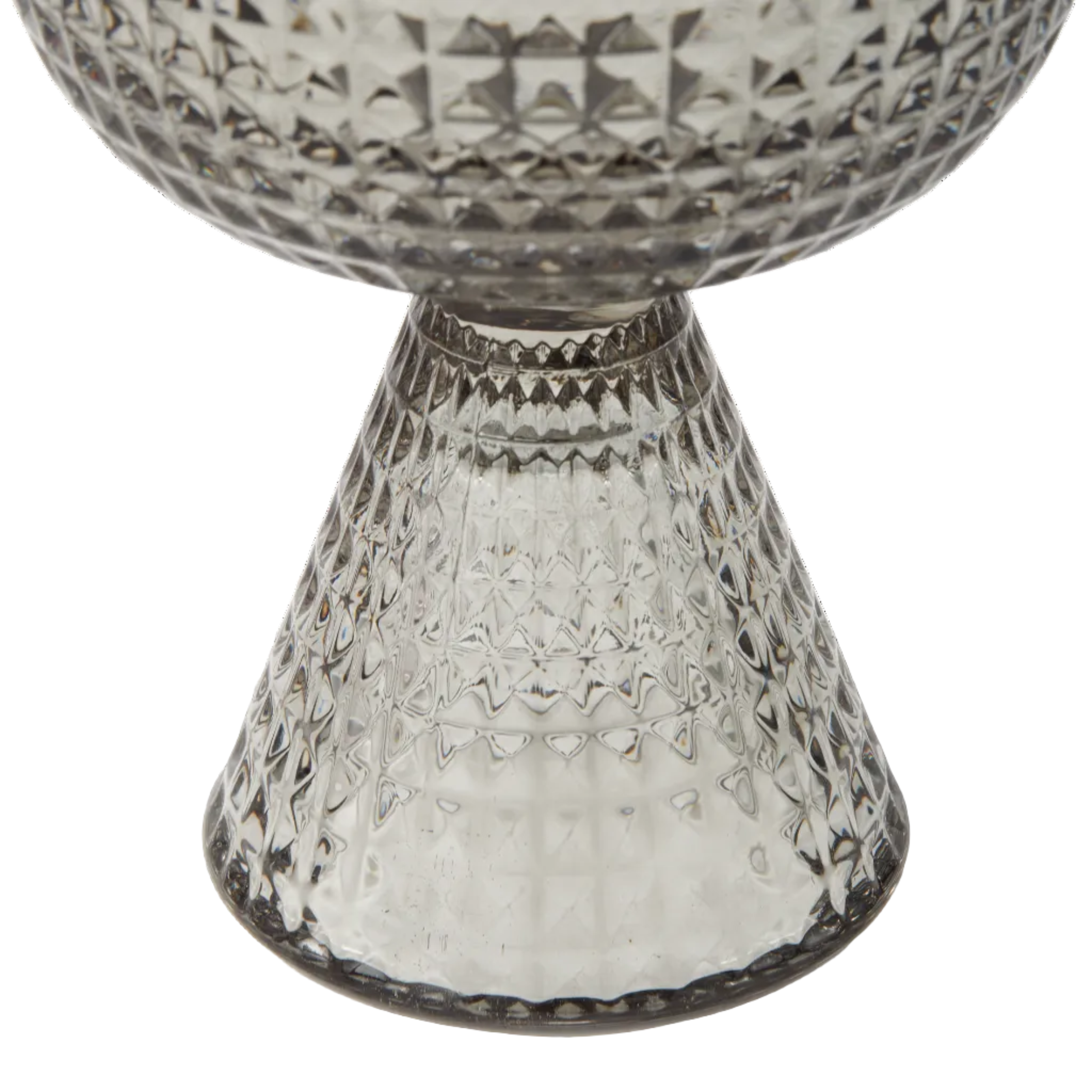 ROOFTOP Gray Glass Wine Glass Set