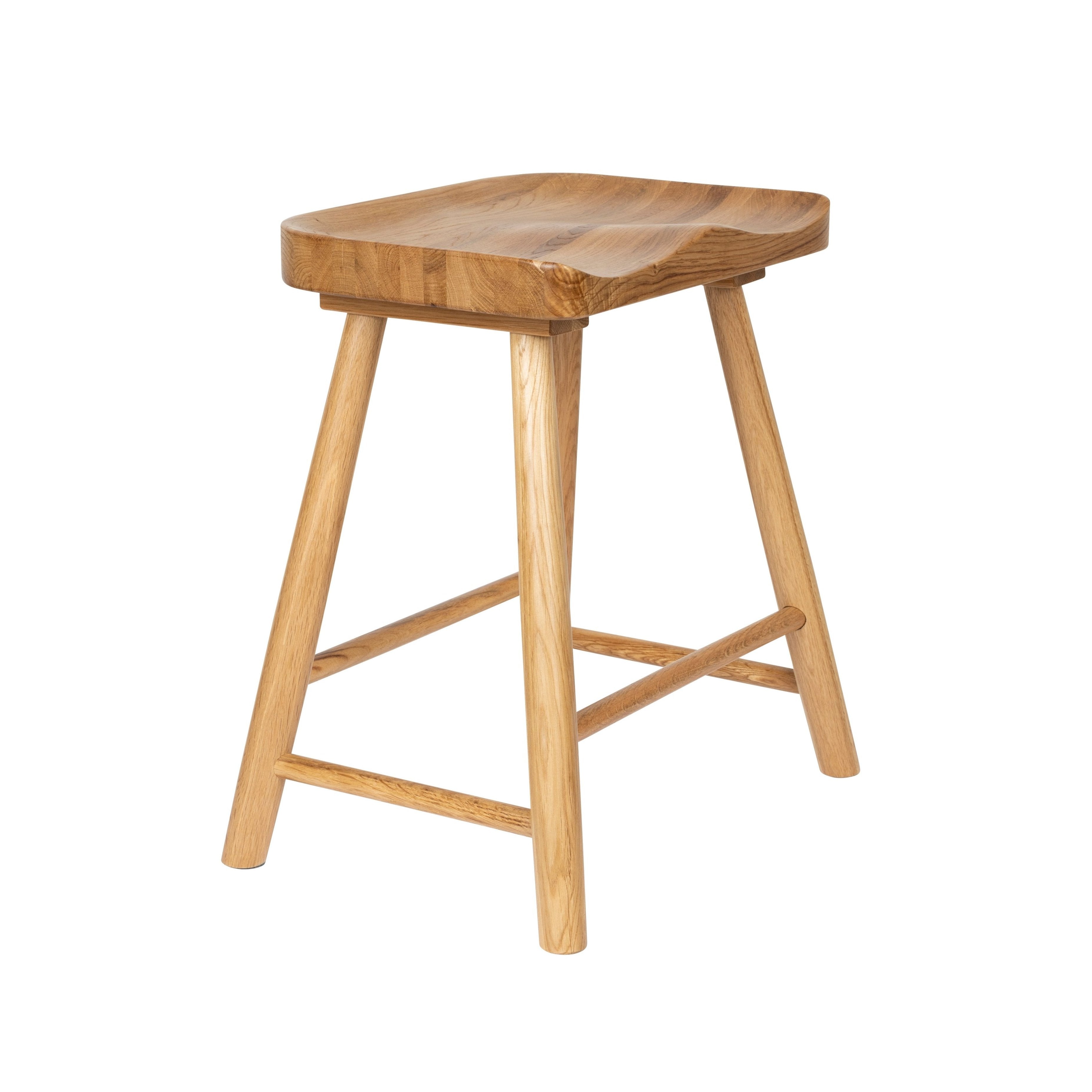 Vander stool oak wood