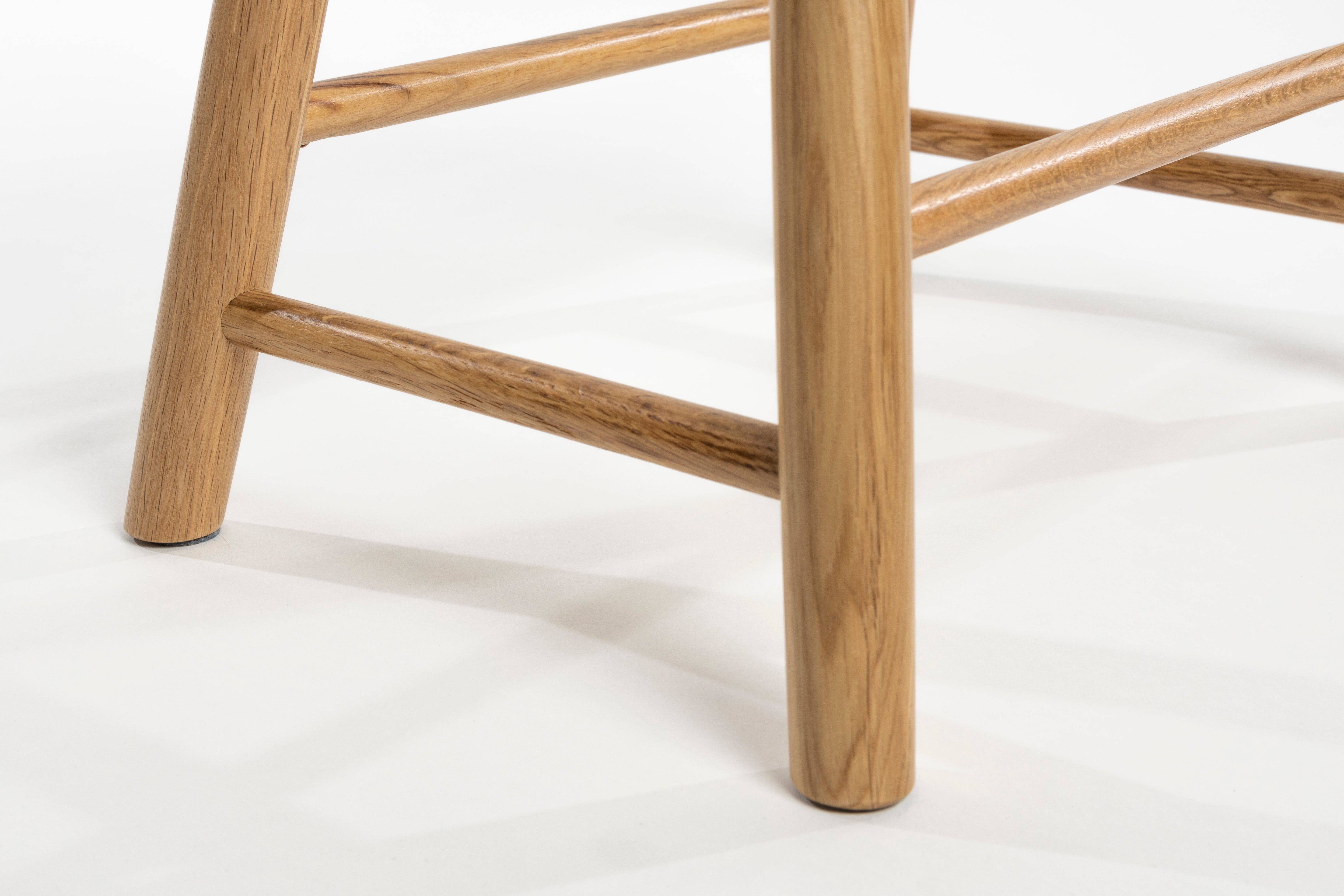 Vander stool oak wood