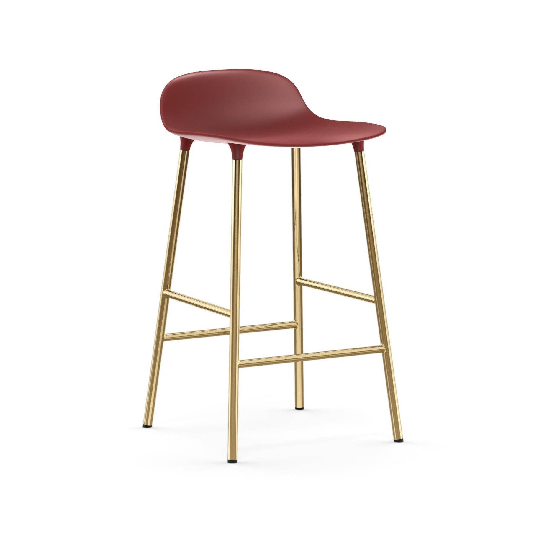 Burgundy form hocher with a golden base