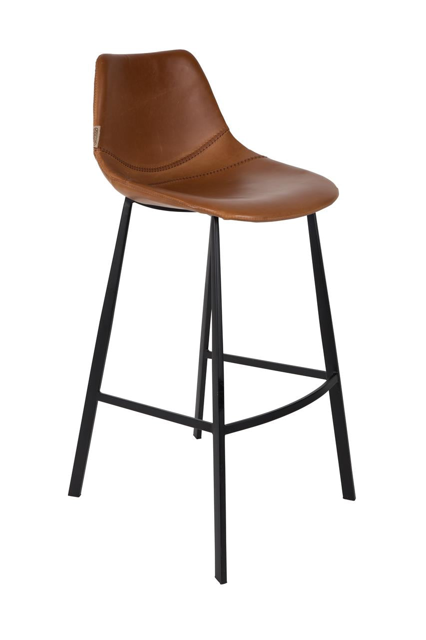 Franky Bar Stool Eco -leather brown