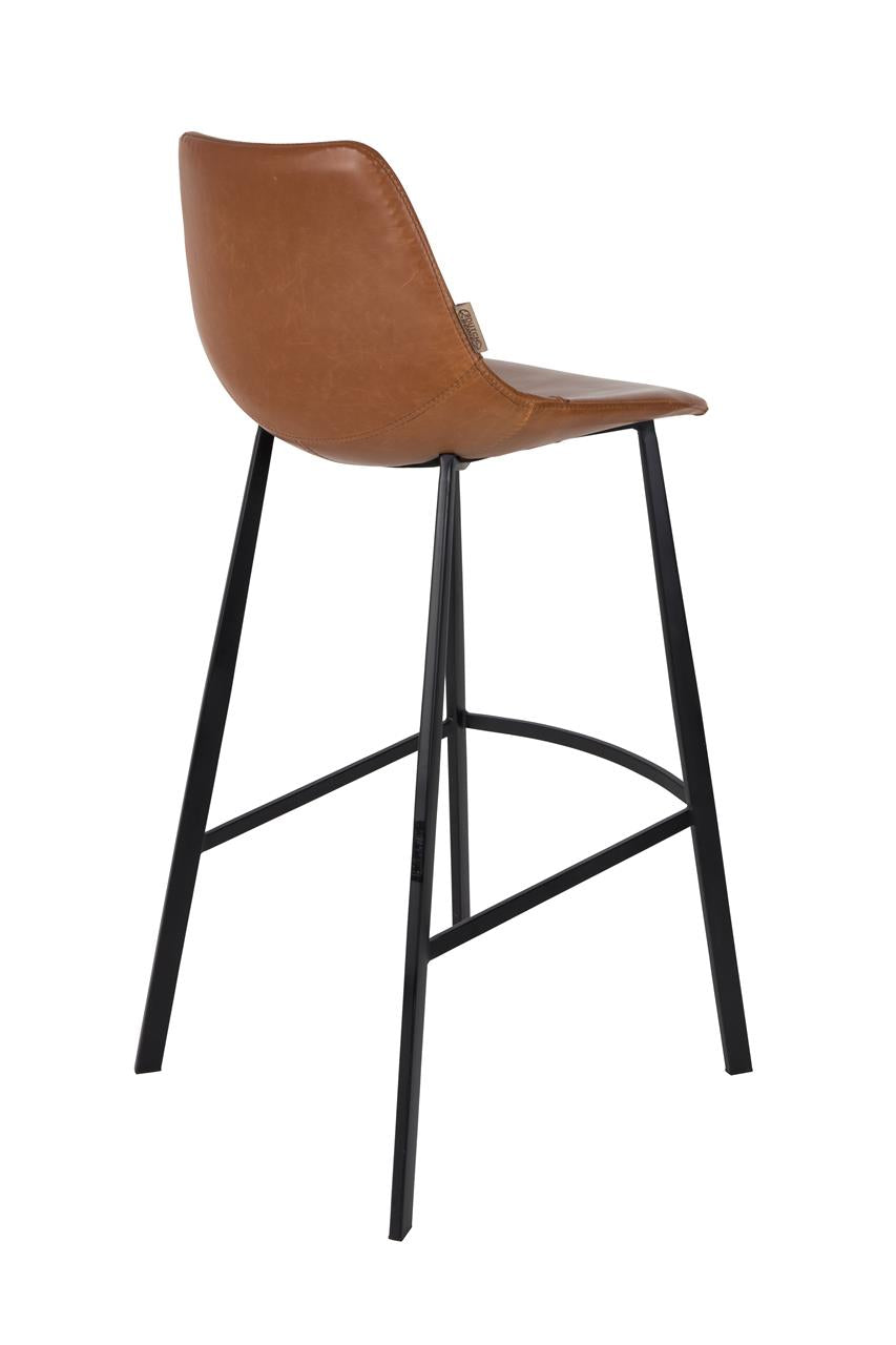 Franky Bar Stool Eco -leather brown