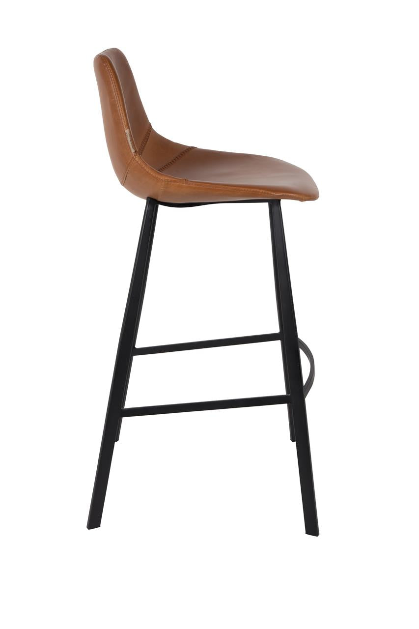Franky Bar Stool Eco -leather brown