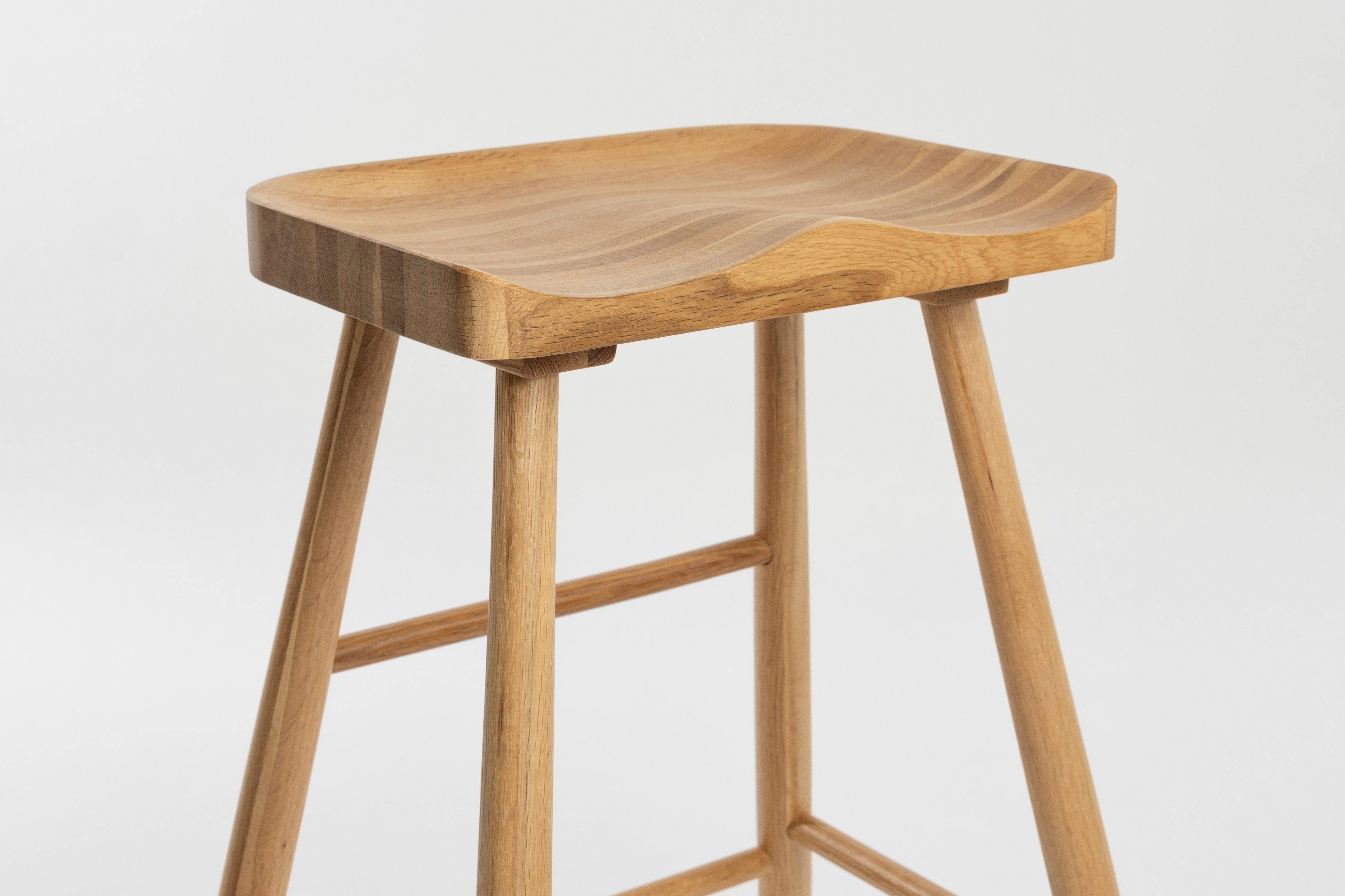 Vander bar stool oak wood